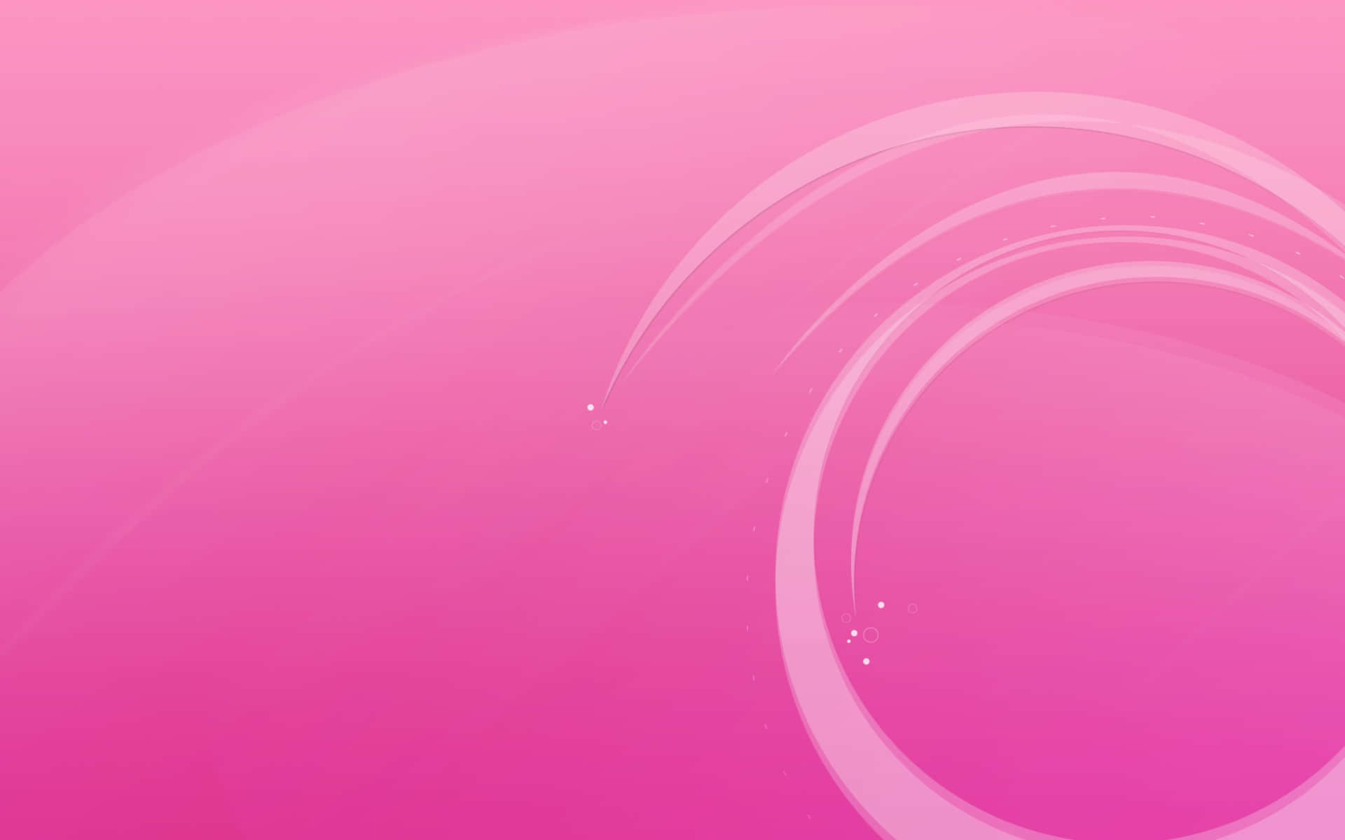 Pink Abstract 桌布 壁紙 — 柔和漸層粉紅色背景，帶有流動的白色曲線和微妙的閃爍效果，營造出溫柔的抽象設計。