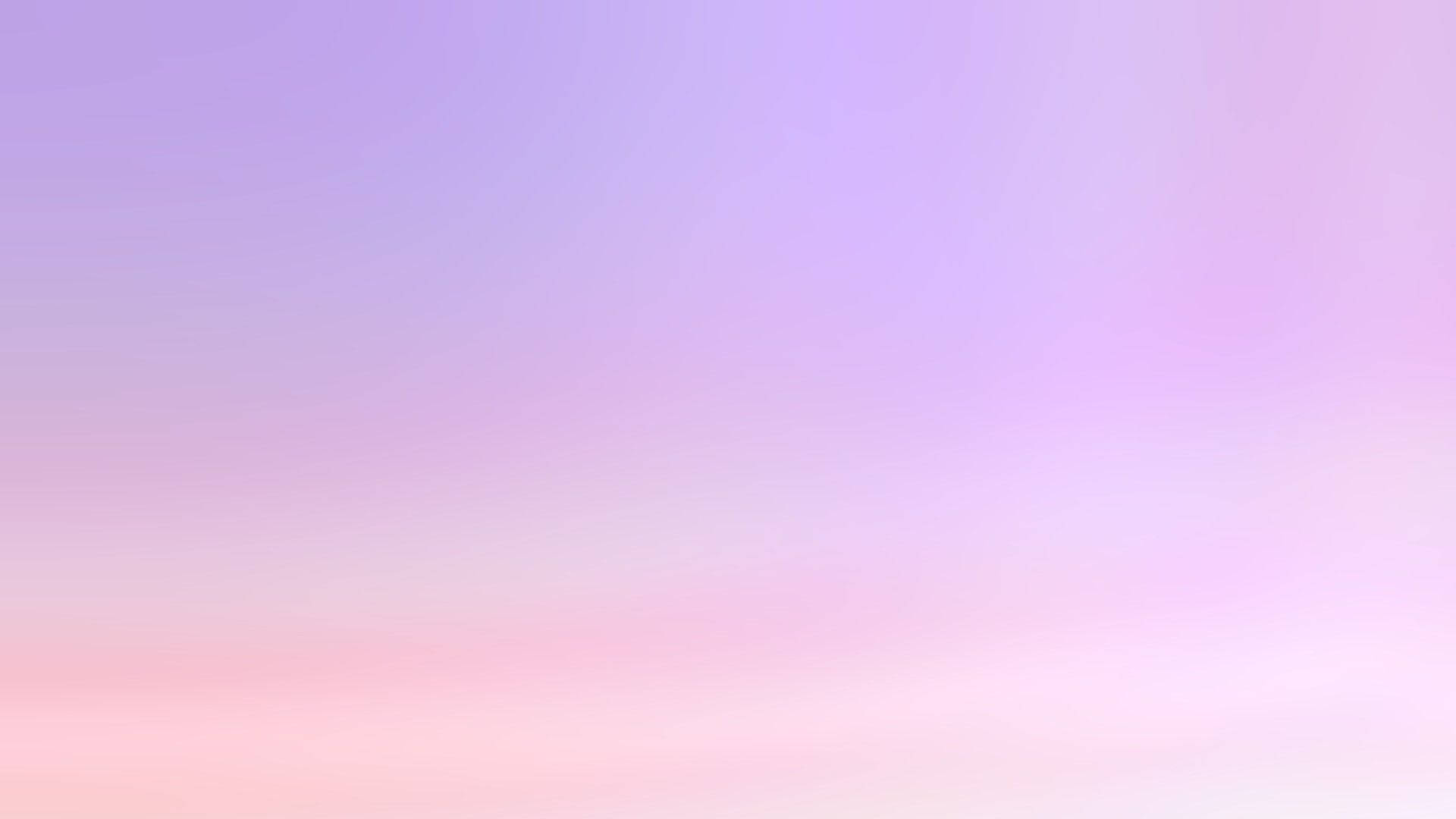 柔和薰衣草和蜜桃漸變天空，沒有雲朵或物體。 — 紫色美學 壁紙