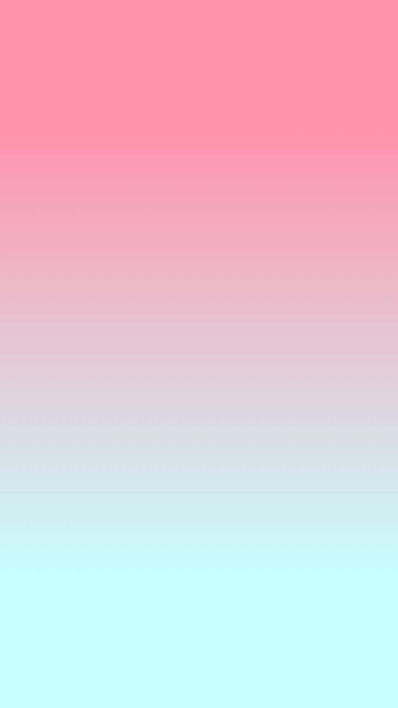 Pink And Teal 桌布 壁紙 — 柔和漸變桌布，從粉紅色過渡到淺藍色，帶有微妙的水平條紋。