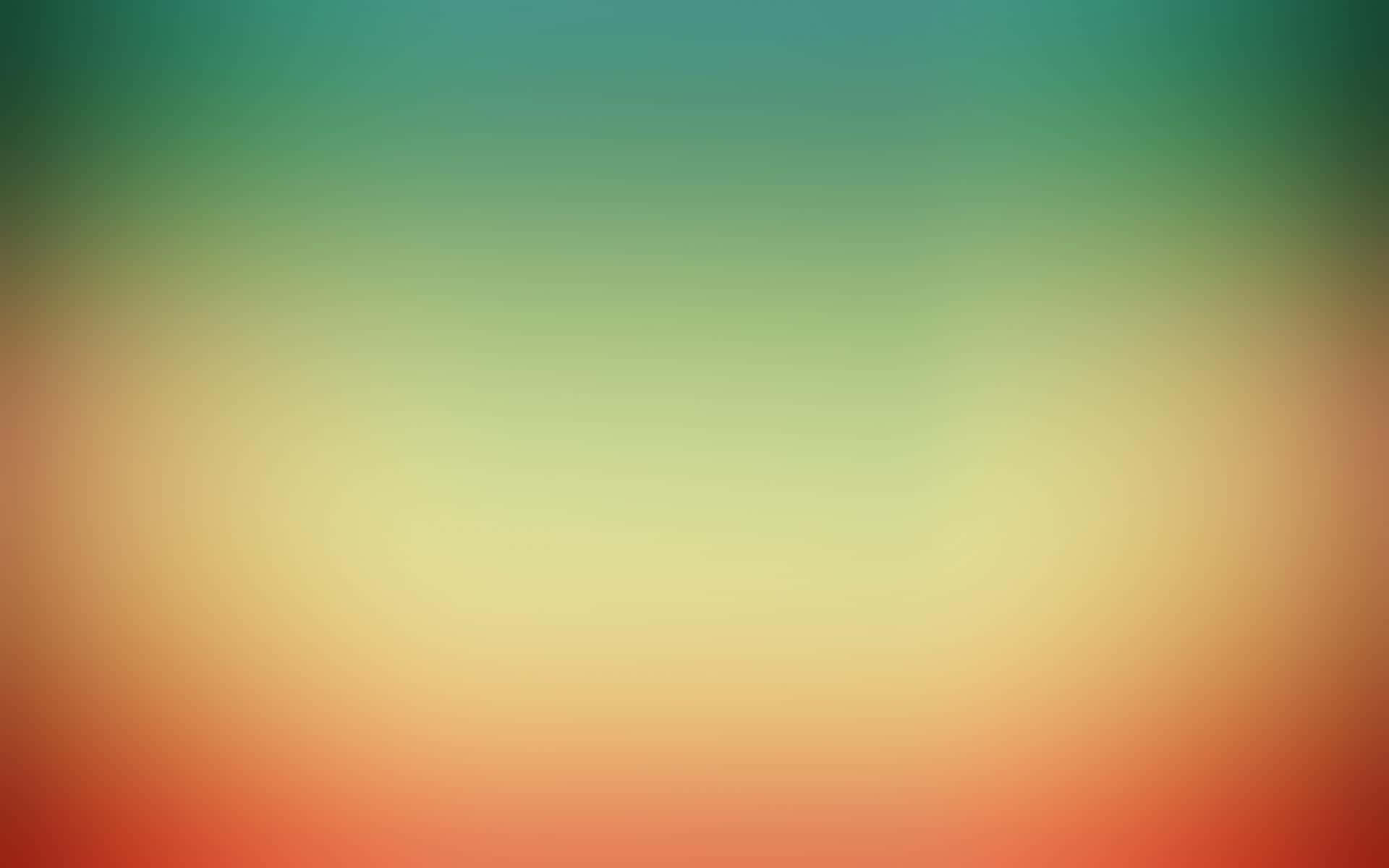 漸層 桌布 壁紙 — 柔和漸變桌布，從青綠色到溫暖橙色，中心發光。