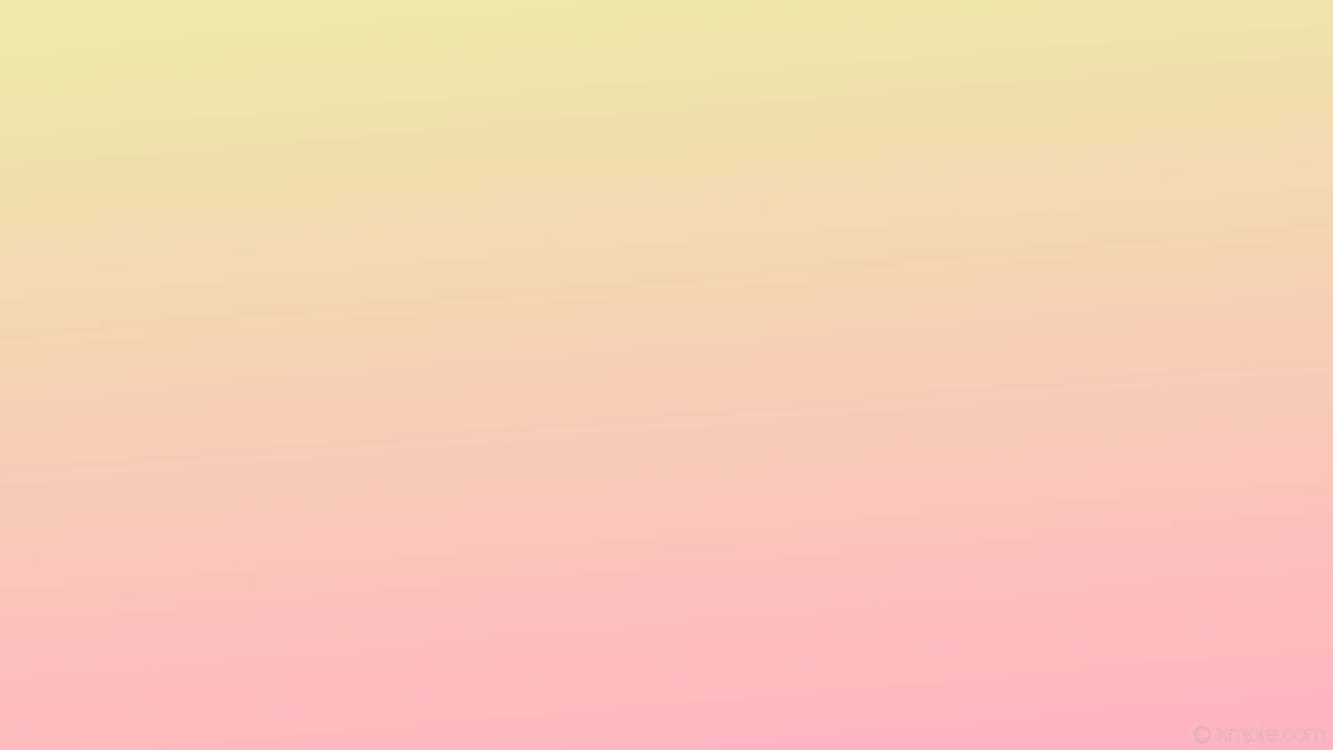 Pastel Pink And Yellow 桌布 壁紙 — 柔和漸變的天空從淡黃色過渡到溫柔的粉紅色，營造出寧靜的粉彩背景。