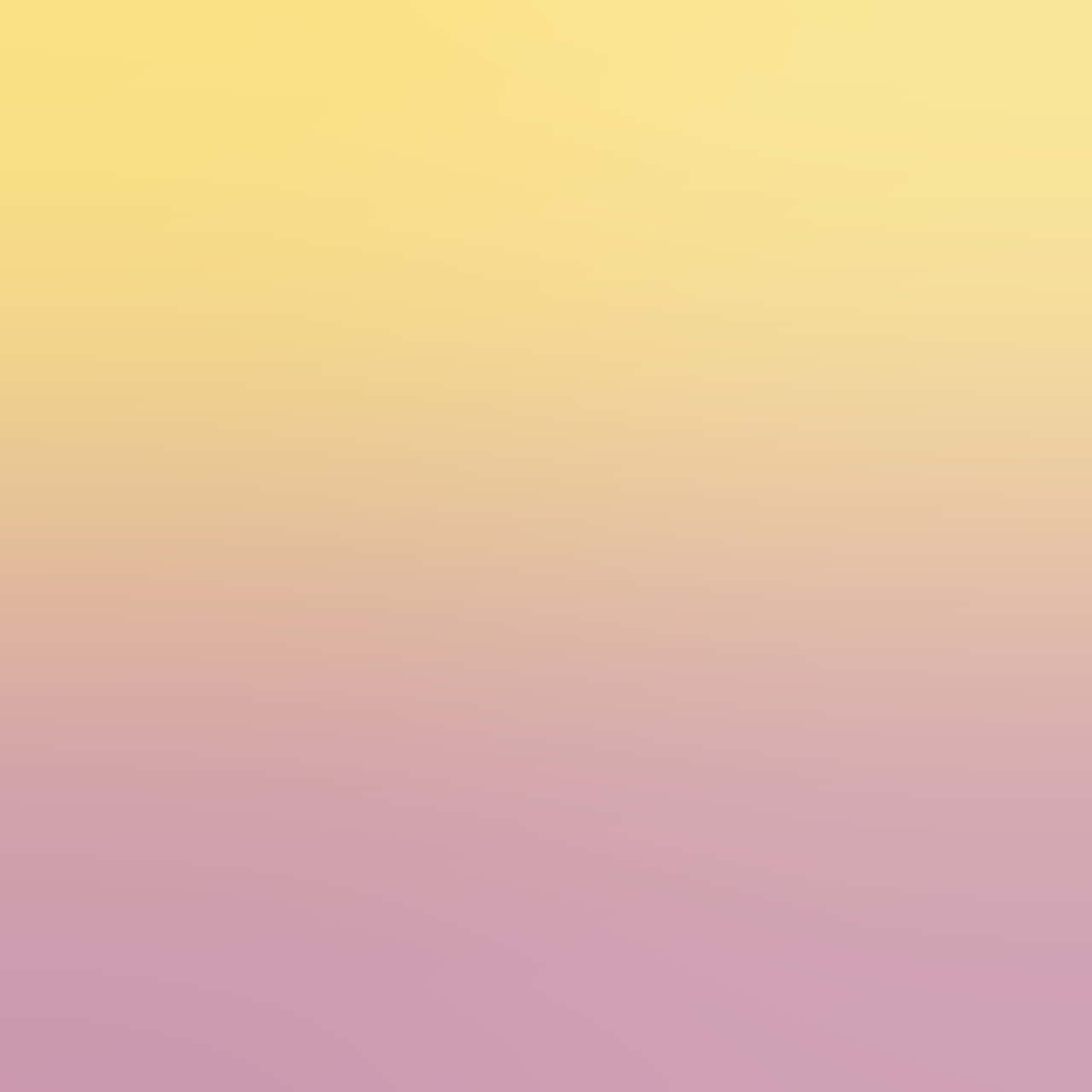 Yellow Gradient 桌布 壁紙 — 柔和漸變的天空從溫暖的黃色過渡到溫柔的粉紅色，營造出寧靜的粉彩背景。