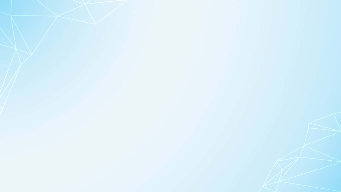 Presentation 桌布 壁紙 — 柔和漸變藍色背景，角落帶有精緻的白色幾何線條圖案。