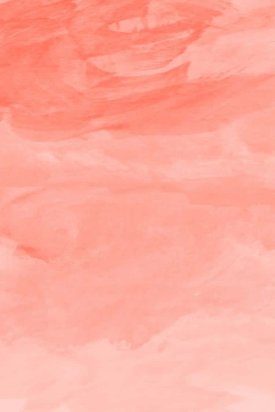 Peach Aesthetic 桌布 壁紙 — 柔和珊瑚水彩洗滌，以輕柔筆觸營造夢幻漸變背景。