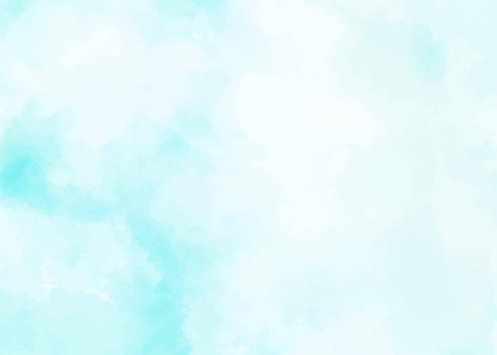pastel 桌布 壁紙 — 柔和的水藍色和白色水彩洗滌營造出夢幻空靈的背景，帶有溫和的混合紋理。