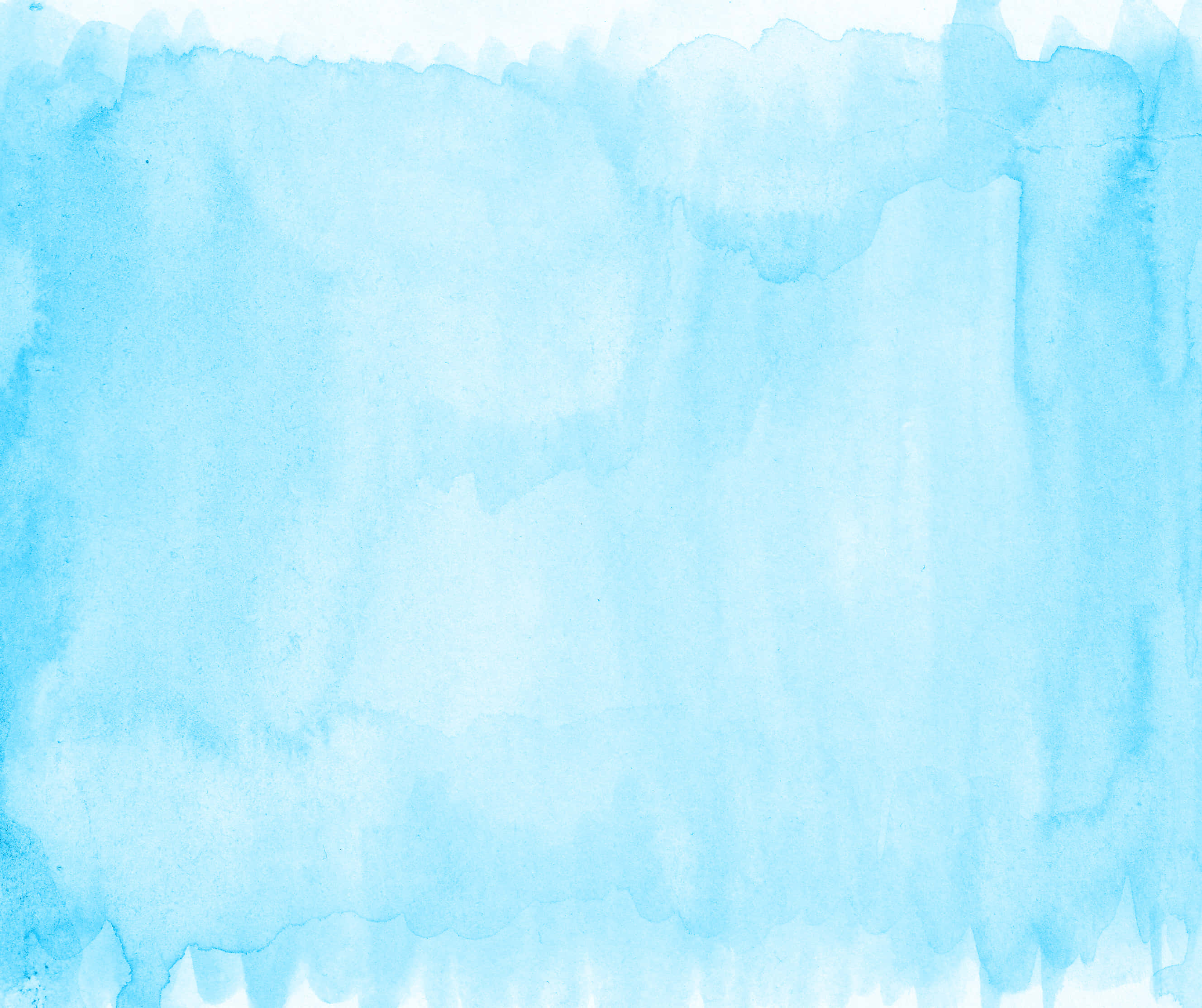 Watercolor Texture 桌布 壁紙 — 柔和的水藍色水彩洗滌，帶有溫和的漸變和紋理紙張紋理，營造出平靜的抽象背景。