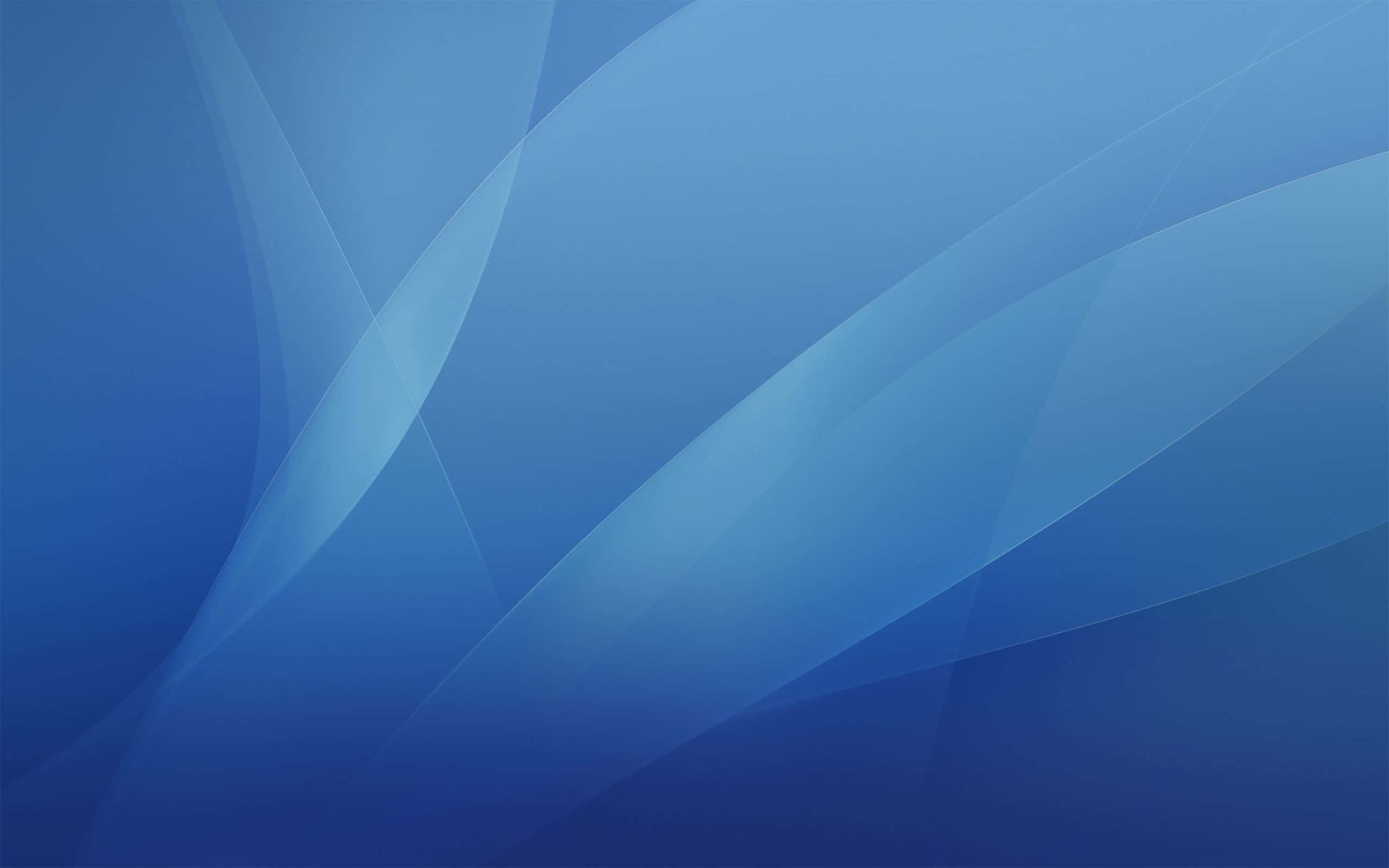 Abstract Design 桌布 壁紙 — 柔和的流動藍色漸變搭配半透明斜紋，營造出平靜的抽象數位背景。