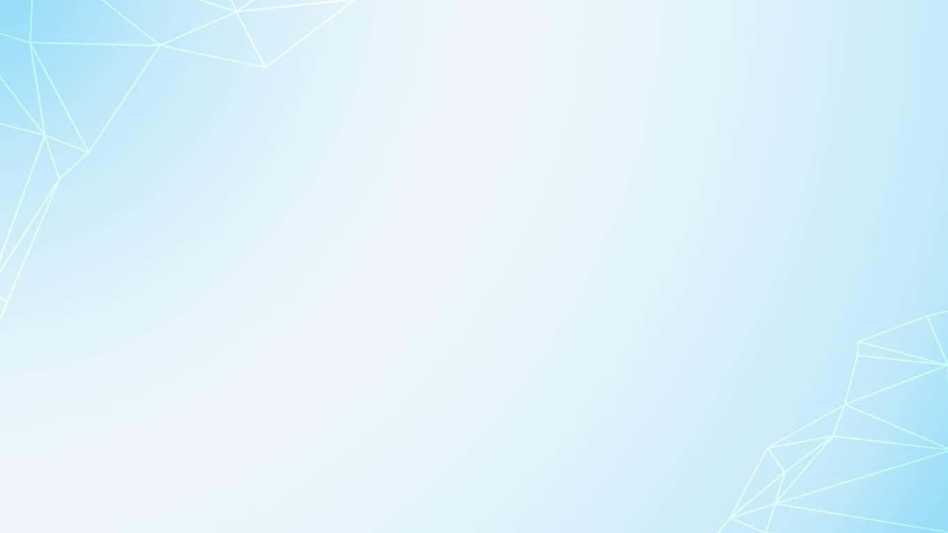 Powerpoint 桌布 壁紙 — 柔和的漸變藍色背景，角落有精緻的白色幾何線條圖案。