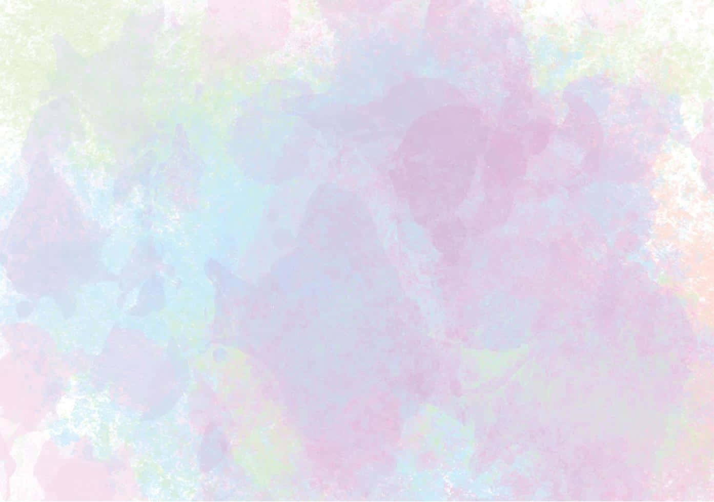 Pastel Watercolor 桌布 壁紙 — 柔和的粉彩水彩洗滌在溫柔的粉紅、藍和綠色中混合，創造出夢幻的抽象紋理。