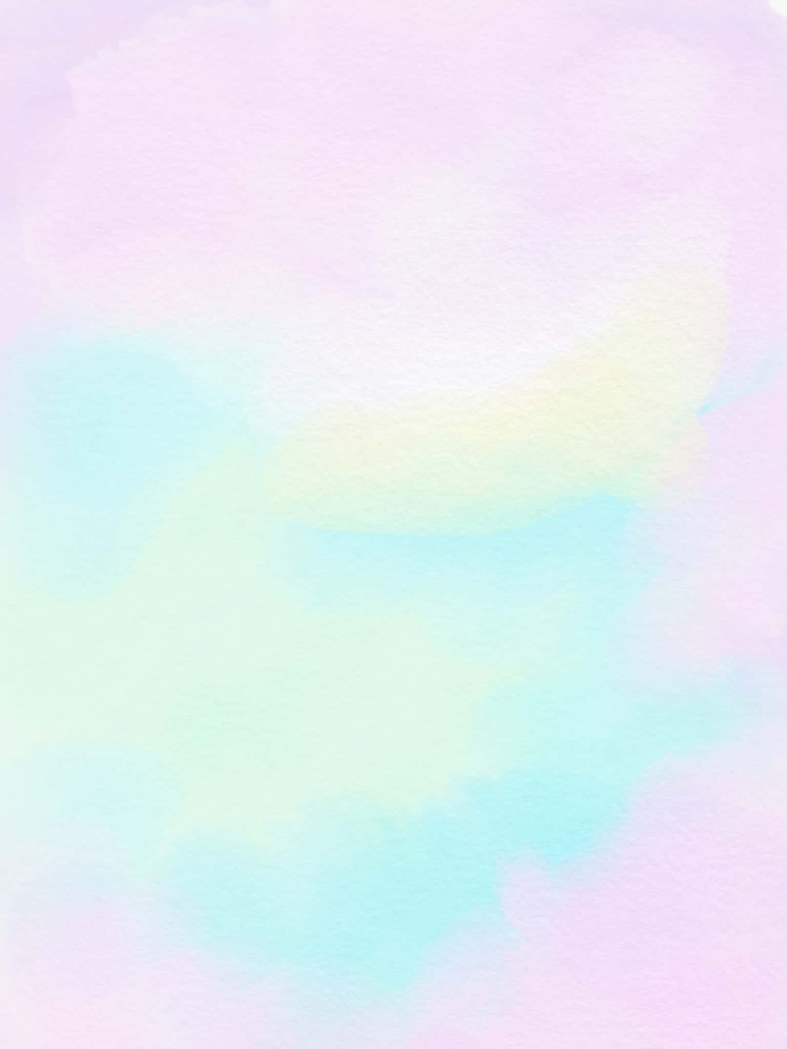 Pastel Blue And Pink 桌布 壁紙 — 柔和的粉彩水彩洗滌將薰衣草、薄荷和奶油混合成溫柔的抽象筆觸。