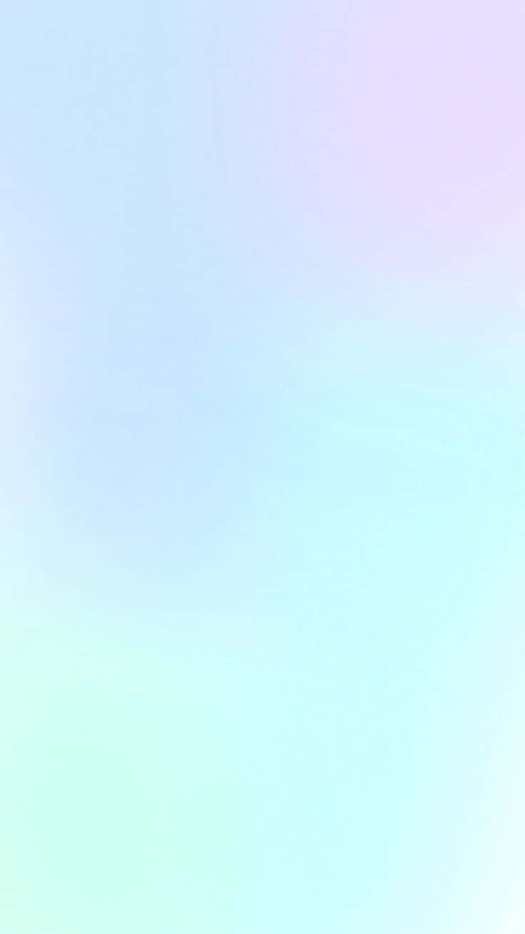 Plain Pastel 桌布 壁紙 — 柔和的粉彩漸變，將淺藍色薰衣草和薄荷綠混合在夢幻的抽象背景中。