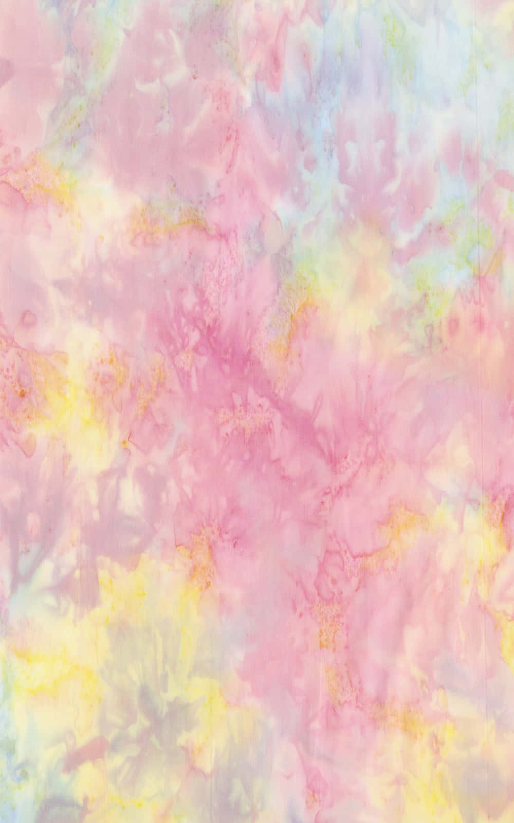 Pastel Tie Dye 桌布 壁紙 — 柔和的粉彩顏色在夢幻的水彩洗滌中融合，帶有柔和的漸變和細膩的紋理。
