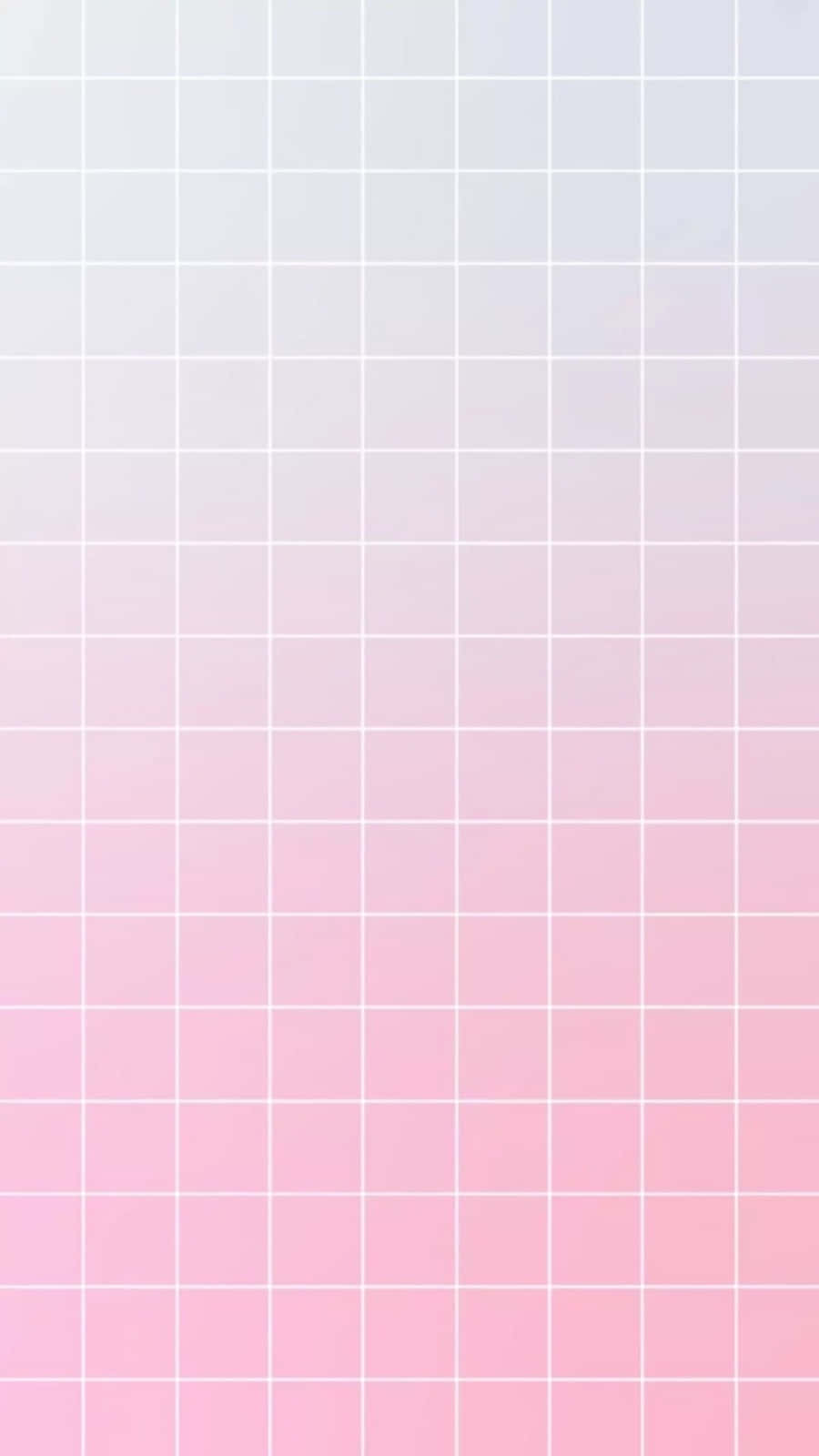 Gradient 桌布 壁紙 — 柔和的粉紅色到白色漸變，上面疊加了一個微妙的白色網格圖案。