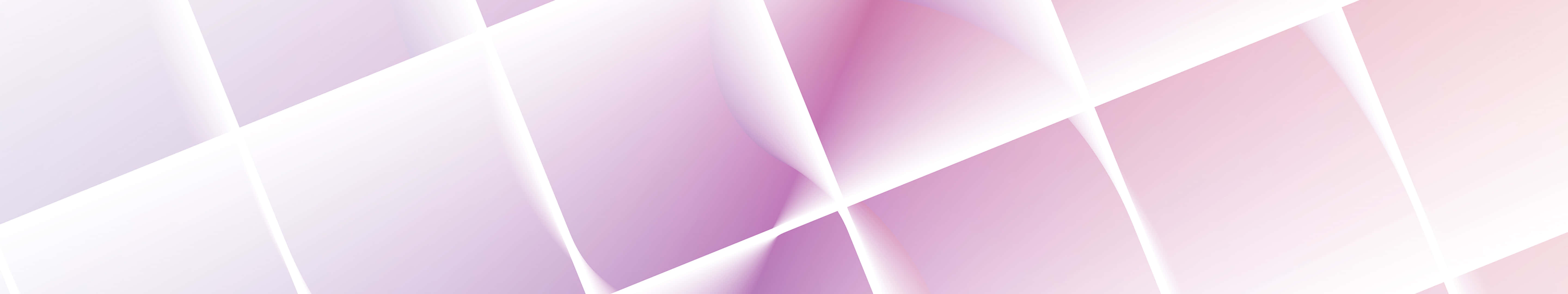 5760x1080 桌布 壁紙 — 柔和的粉紅色和白色幾何形狀，帶有平滑漸變和微妙陰影，營造出現代抽象背景。
