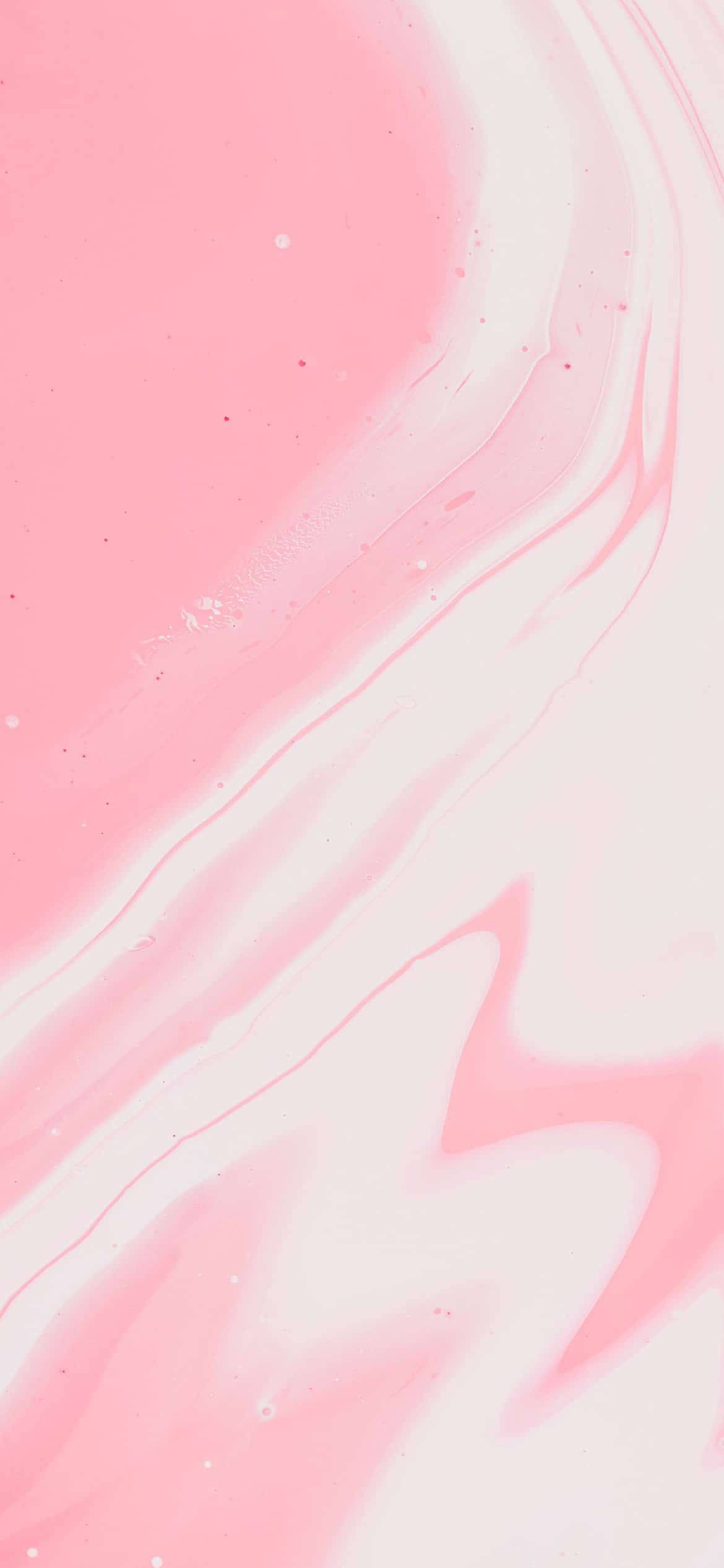 cute and pink 桌布 壁紙 — 柔和的粉紅色和白色油漆漩渦營造出夢幻般的抽象背景，帶有細膩的紋理和柔和的漸變。