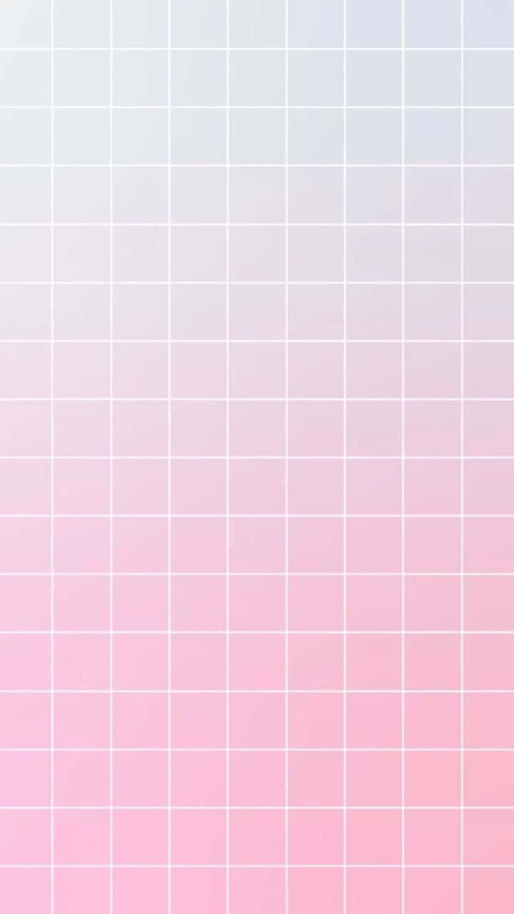 girly pink aesthetic 桌布 壁紙 — 柔和的粉紅色和白色瓷磚漸變，創造出一個平靜的幾何圖案壁紙。