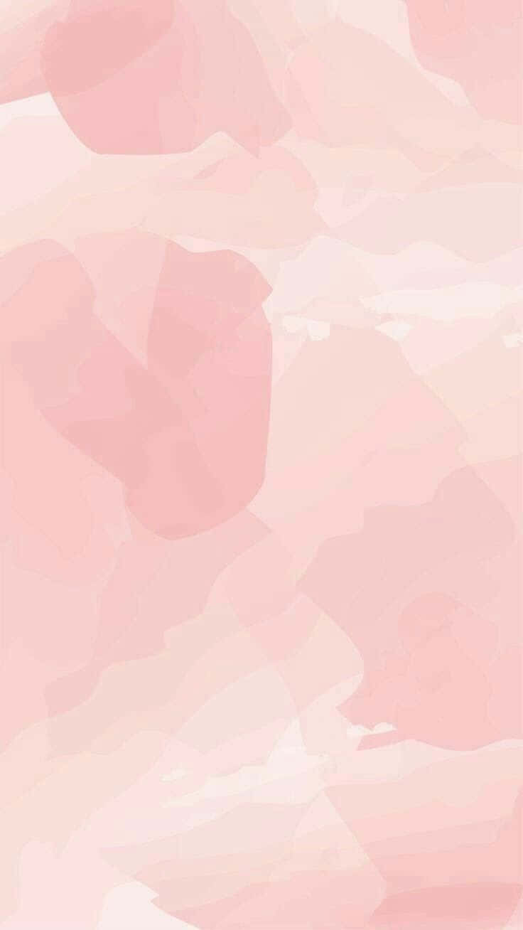 Pinterest 桌布 壁紙 — 柔和的粉紅色抽象形狀在整個畫面中融合成溫柔的水彩洗滌效果。
