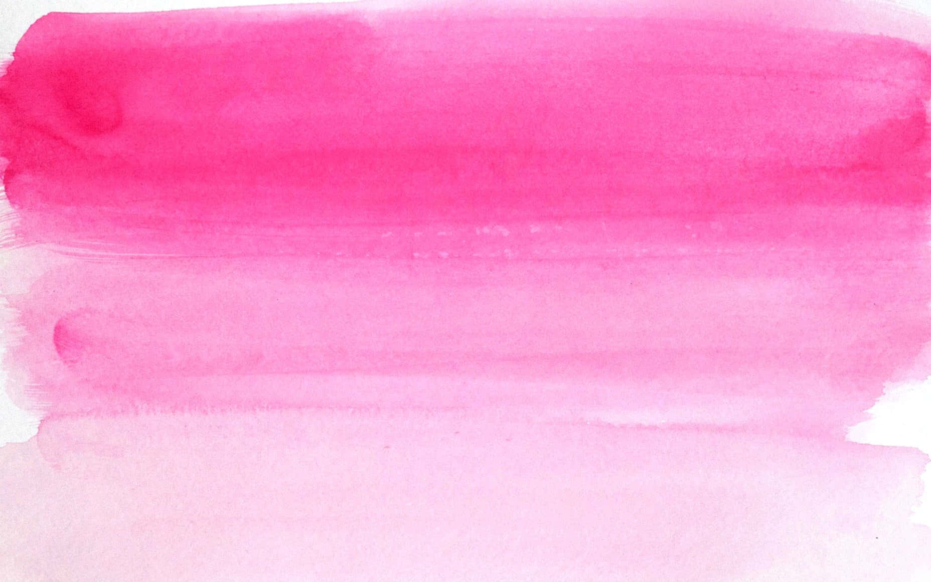Pink Watercolor 桌布 壁紙 — 柔和的粉紅色水彩洗滌在帶有紋理的紙張表面上融合成較淺的色調。