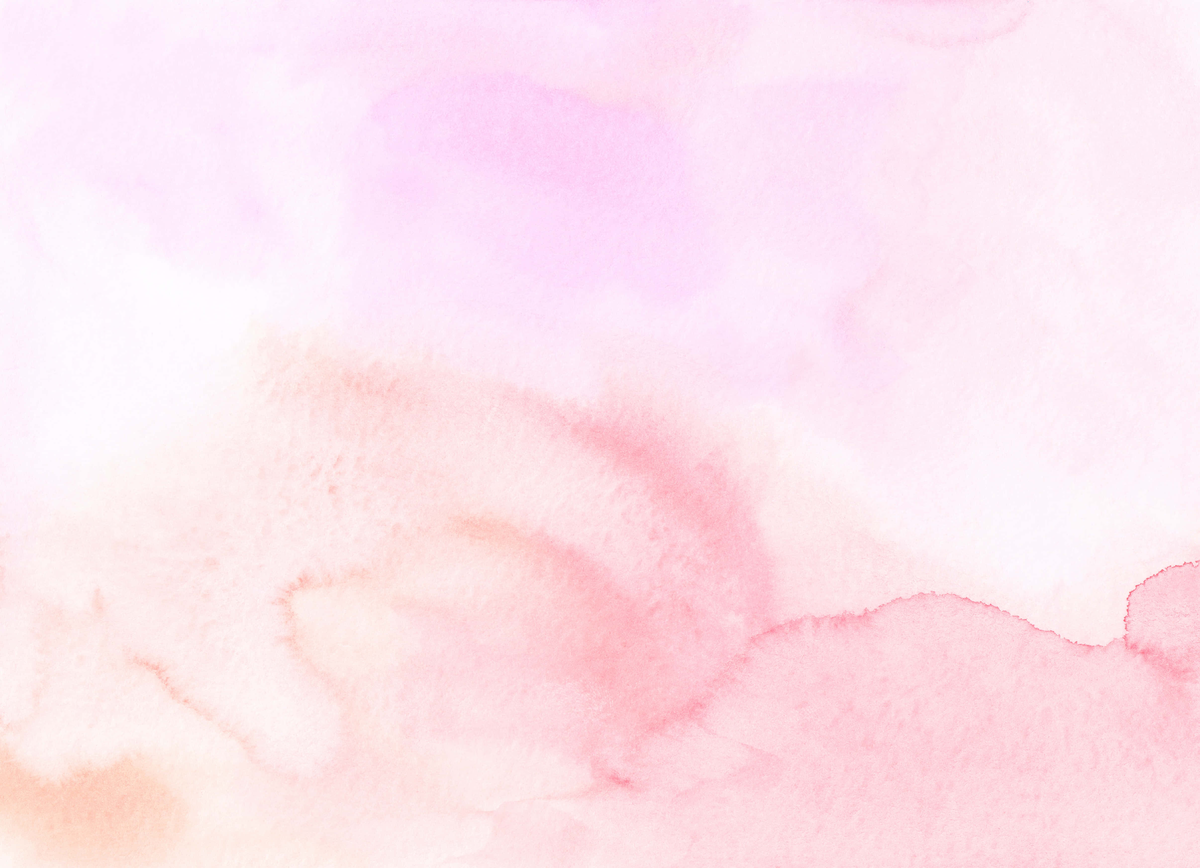 Soft Pink 桌布 壁紙 — 柔和的粉紅色水彩洗滌融入奶油白色，營造出夢幻般的抽象背景。