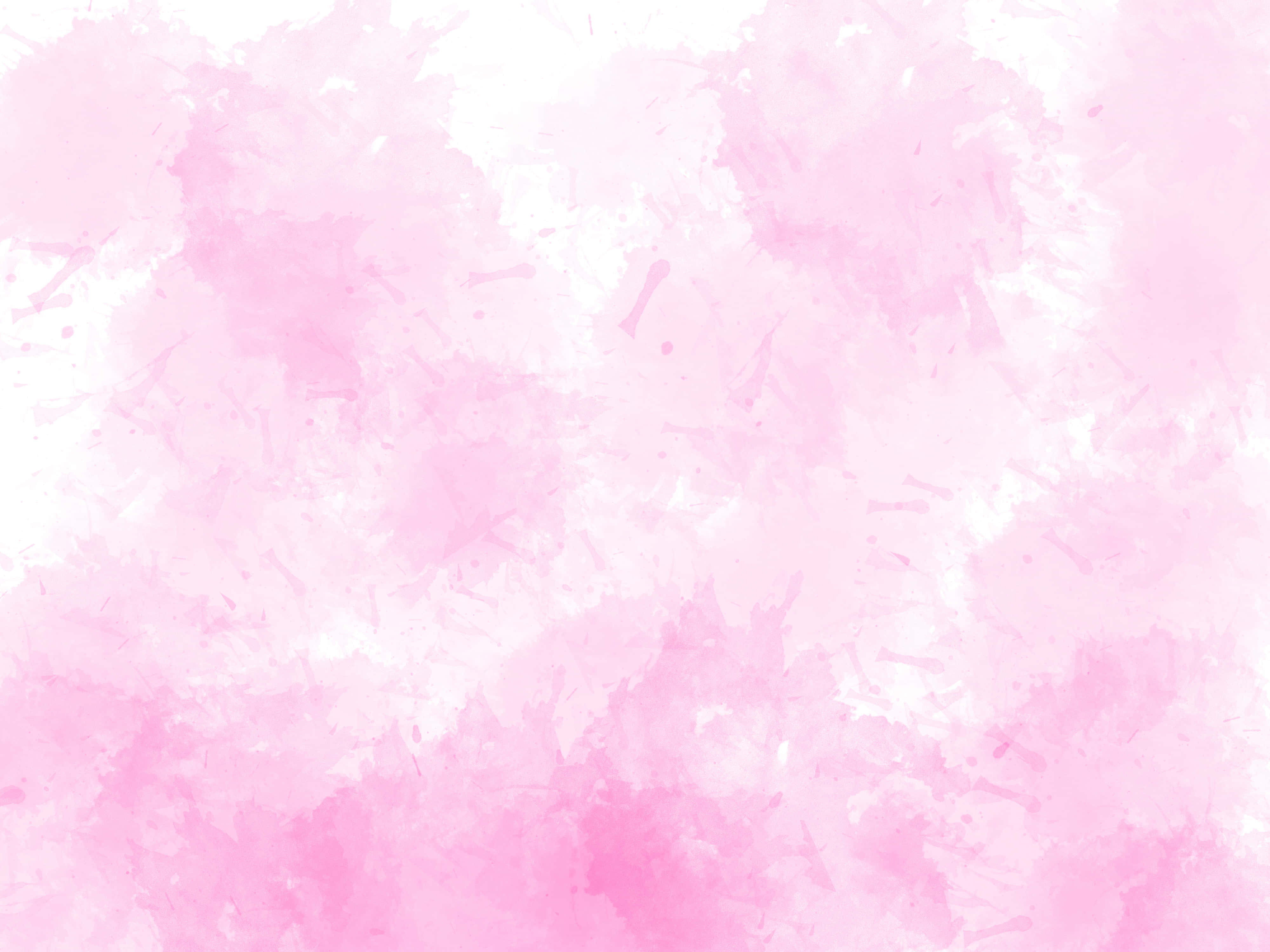 Pink Watercolor 桌布 壁紙 — 柔和的粉紅色水彩畫，帶有紋理筆觸和白色高光，營造出夢幻般的抽象背景。