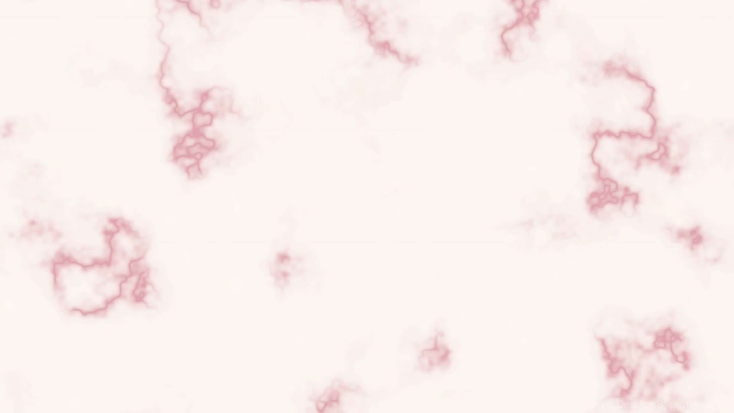 Pink Marble 桌布 壁紙 — 柔和的粉紅色碎形圖案在奶油白色背景上漂浮，呈現出精緻的數位藝術作品。