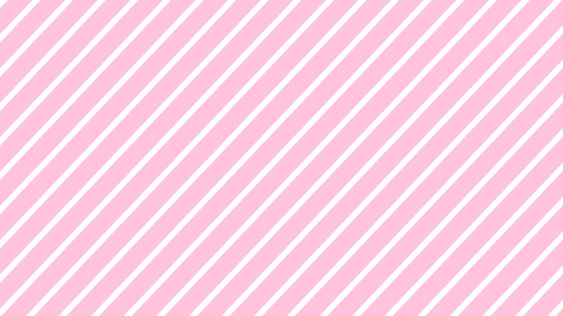 White And Pink 桌布 壁紙 — 柔和的粉紅色背景，帶有清晰的白色斜紋，營造出乾淨的幾何圖案。