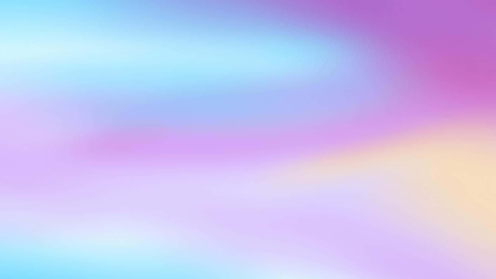 美學粉色GIF 桌布 壁紙 — 柔和的粉藍、粉紅和粉黃色調漸變，在畫布上無縫融合。