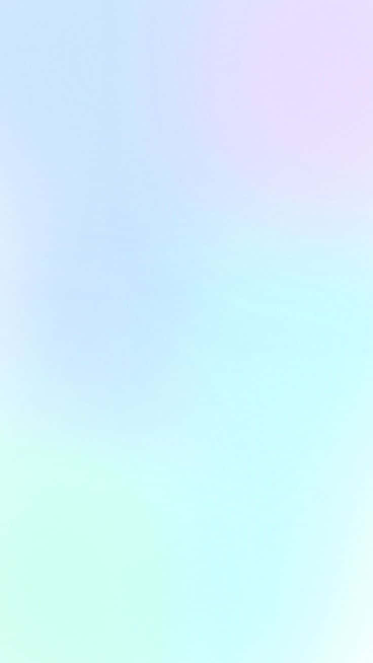 Gradient 桌布 壁紙 — 柔和的粉藍薰衣草和薄荷綠漸變，營造出夢幻空靈的背景。