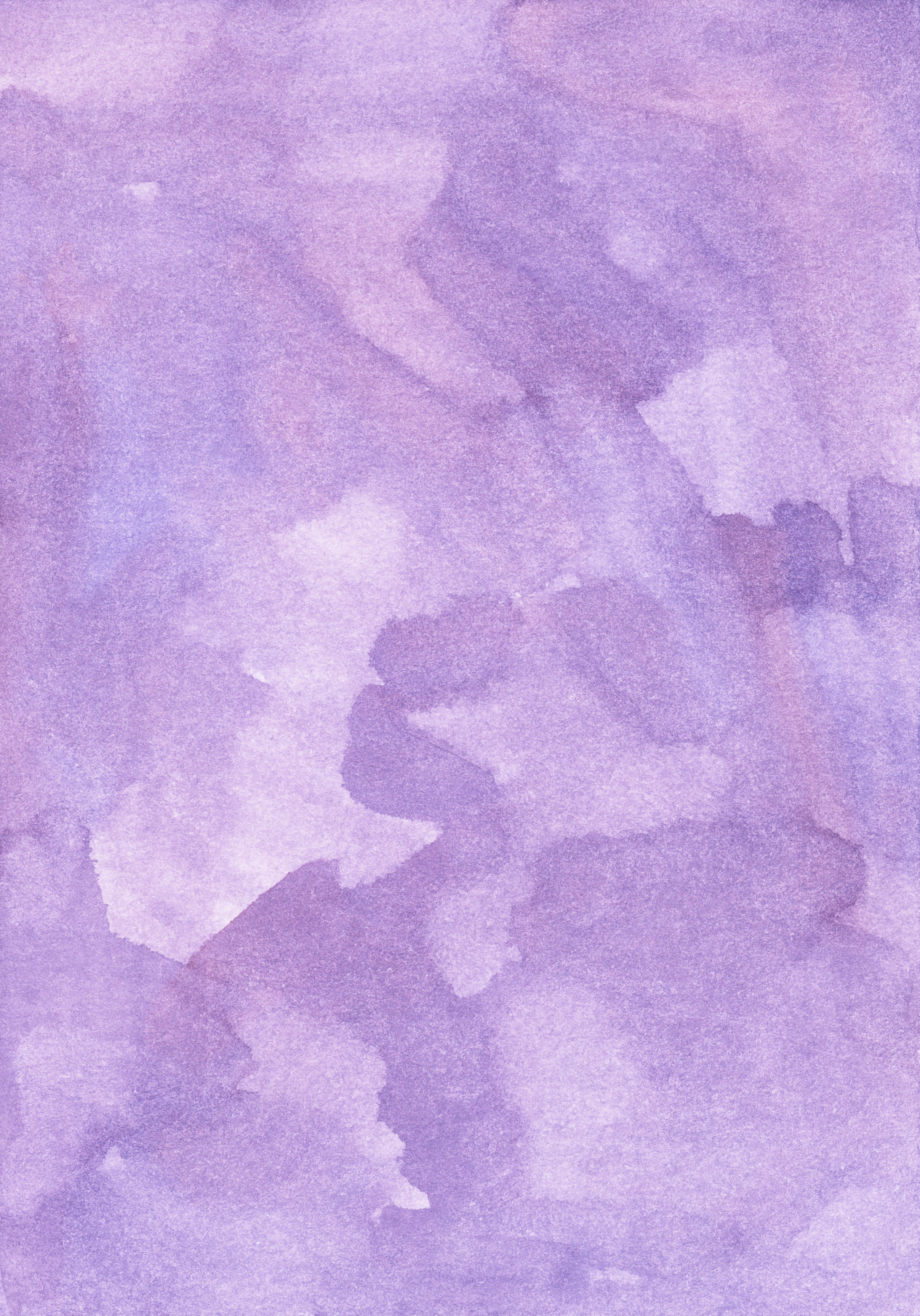 Purple Texture 桌布 壁紙 — 柔和的薰衣草水彩洗滌在紋理紙上融合成溫和的漸變。
