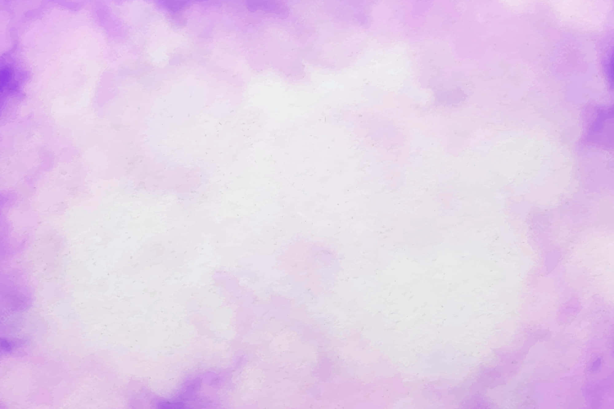 Solid Light Purple 桌布 壁紙 — 柔和的薰衣草色和白色水彩洗滌融合成一個帶有細膩紋理的夢幻抽象背景。