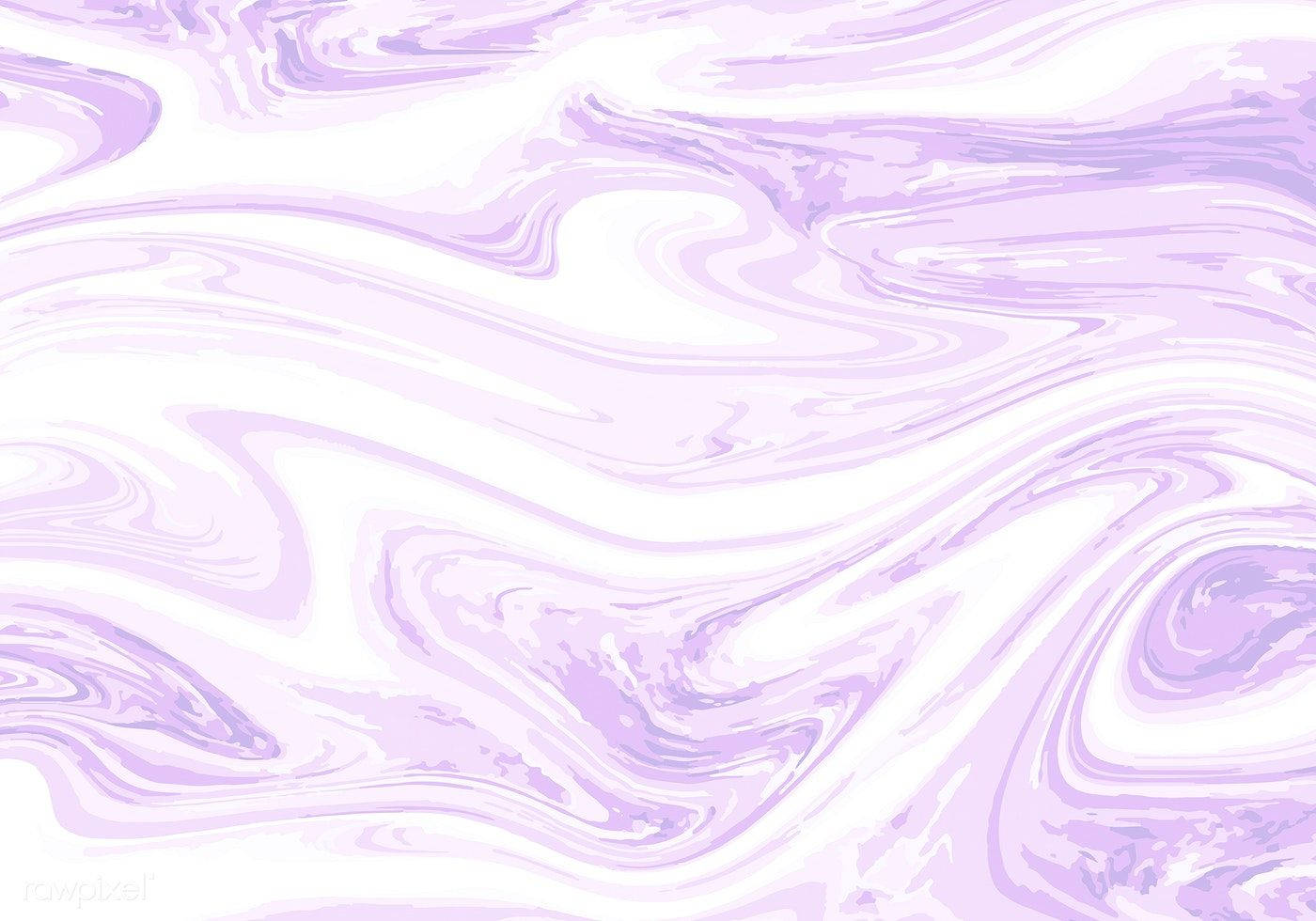 壁紙 — 柔和的薰衣草色和白色漩渦在夢幻般的抽象圖案中流動，帶有柔和的曲線和混合漸變。