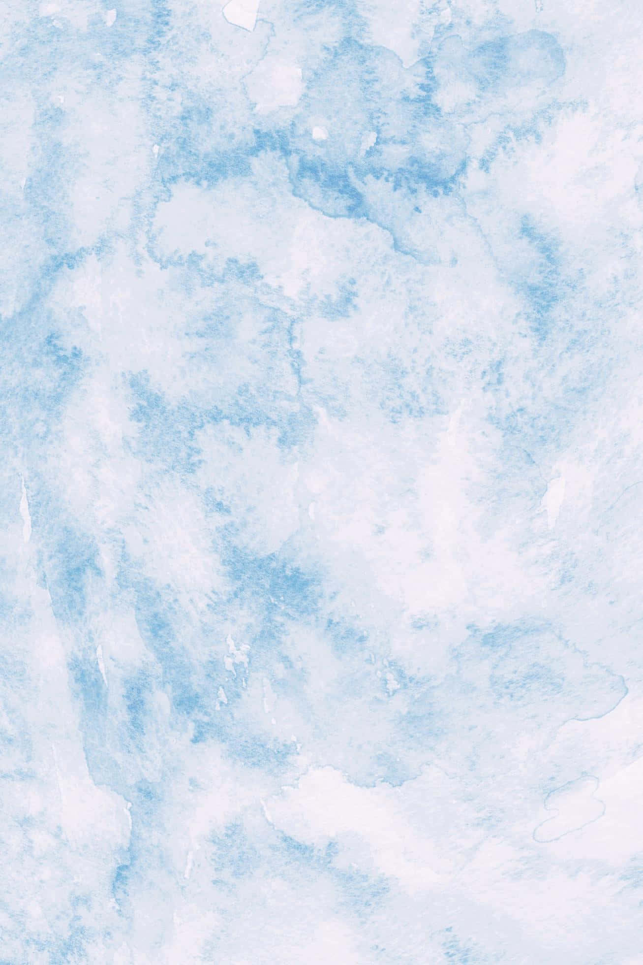 Light Blue Marble 桌布 壁紙 — 柔和的藍色和白色水彩洗滌創造出夢幻般的抽象紋理，帶有輕柔的暈染和微妙的漸變。