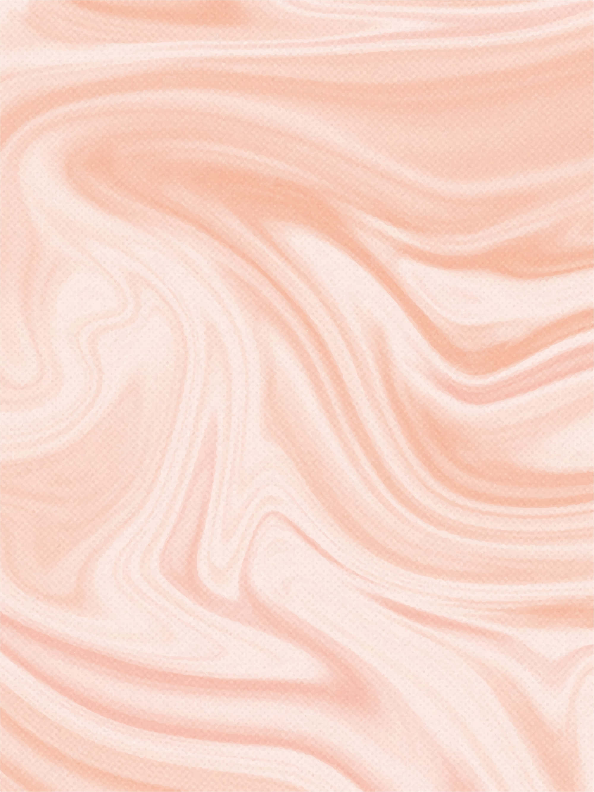 Marble iPad 桌布 壁紙 — 柔和的蜜桃和奶油漩渦像液體大理石一樣在流暢的抽象圖案中流動。