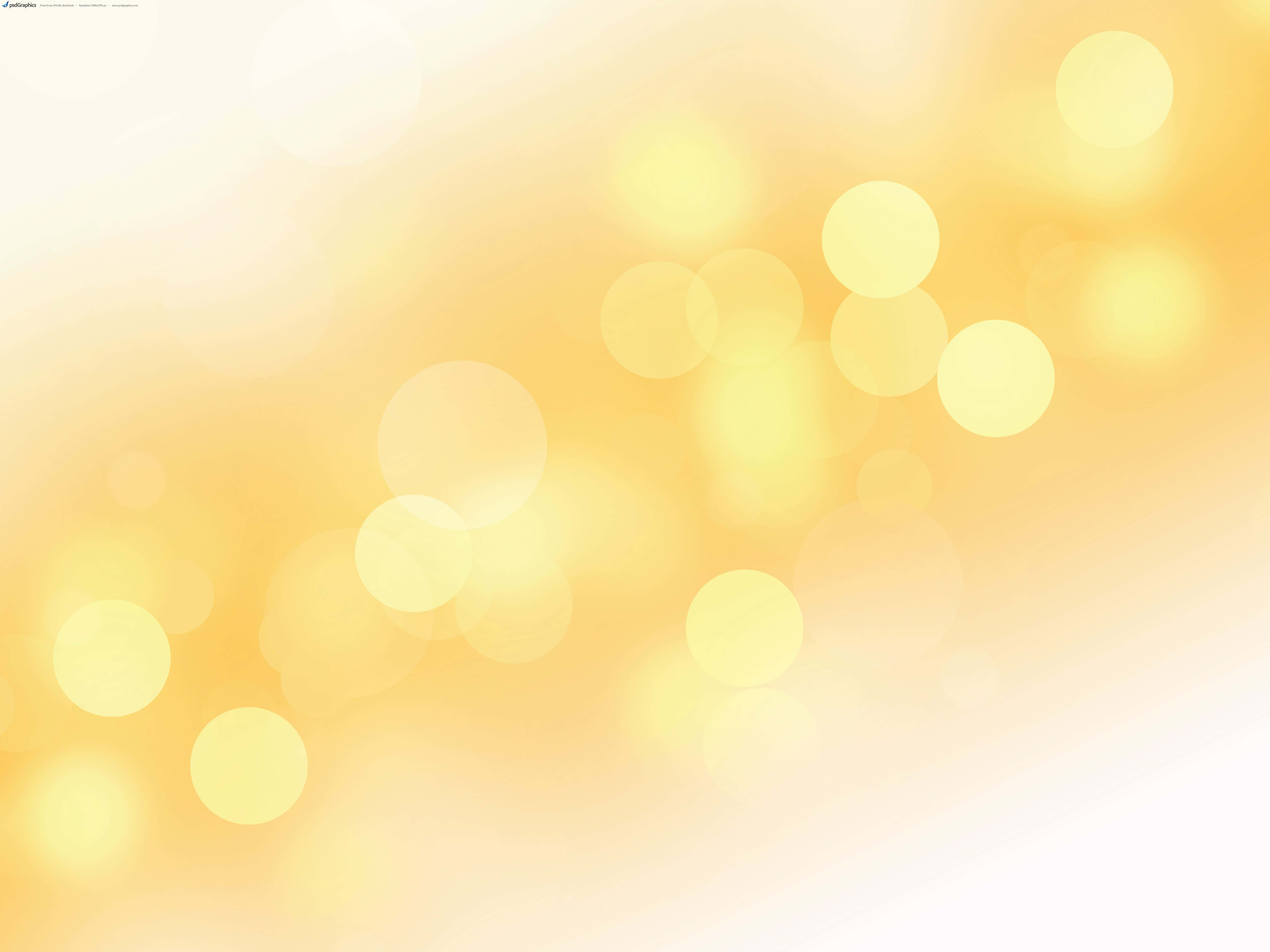 Bubbles 桌布 壁紙 — 柔和的金色散景燈光在溫暖的漸變背景上輕輕發光，營造出夢幻而寧靜的氛圍。