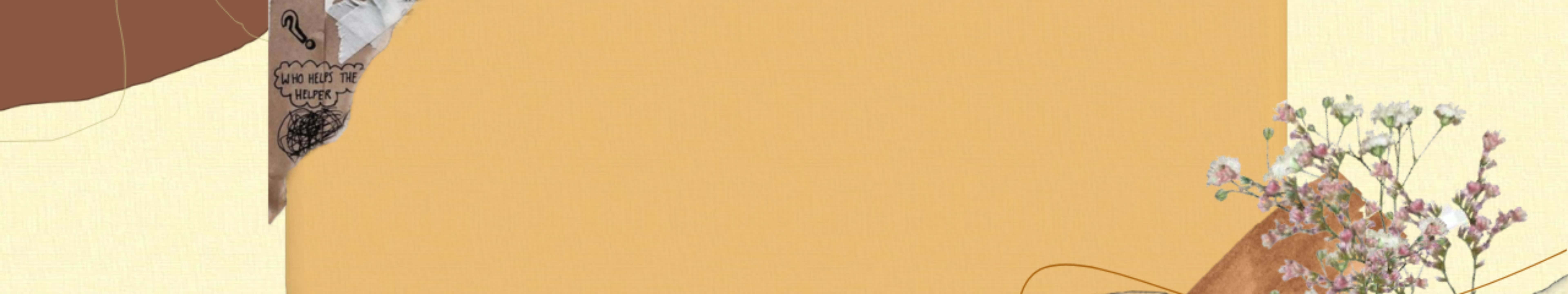 撕破的紙張在溫暖的米色背景上露出精緻的花朵和復古文字。 — 寬螢幕動態圖片 壁紙