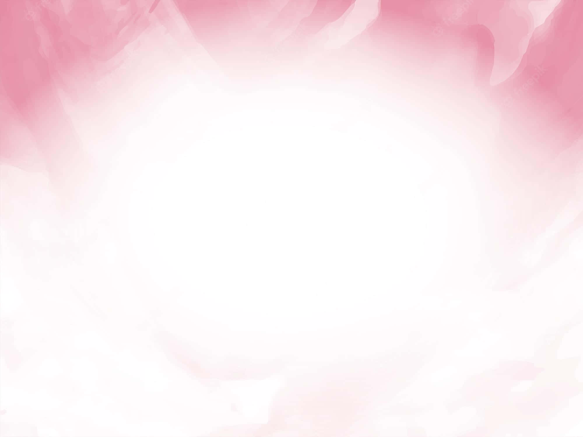 Soft 桌布 壁紙 — 柔和粉紅水彩洗滌褪成純白，營造溫柔夢幻的抽象背景。