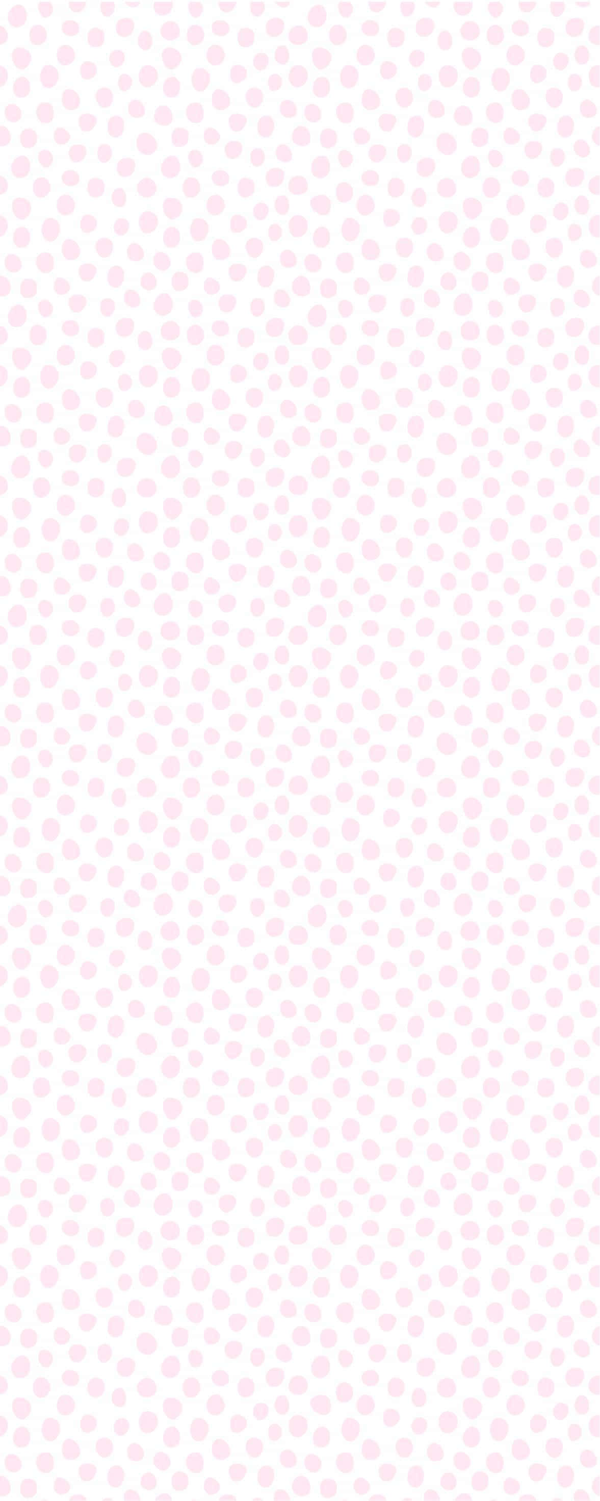 Polka Dot 桌布 壁紙 — 柔和粉紅色花卉圖案壁紙，淺色背景上帶有精緻花朵。