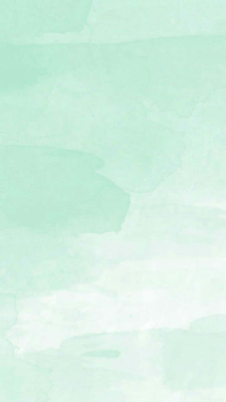 Pastel Mint Green 桌布 壁紙 — 柔和薄荷綠水彩洗滌，帶有溫和漸變和細微紋理變化。