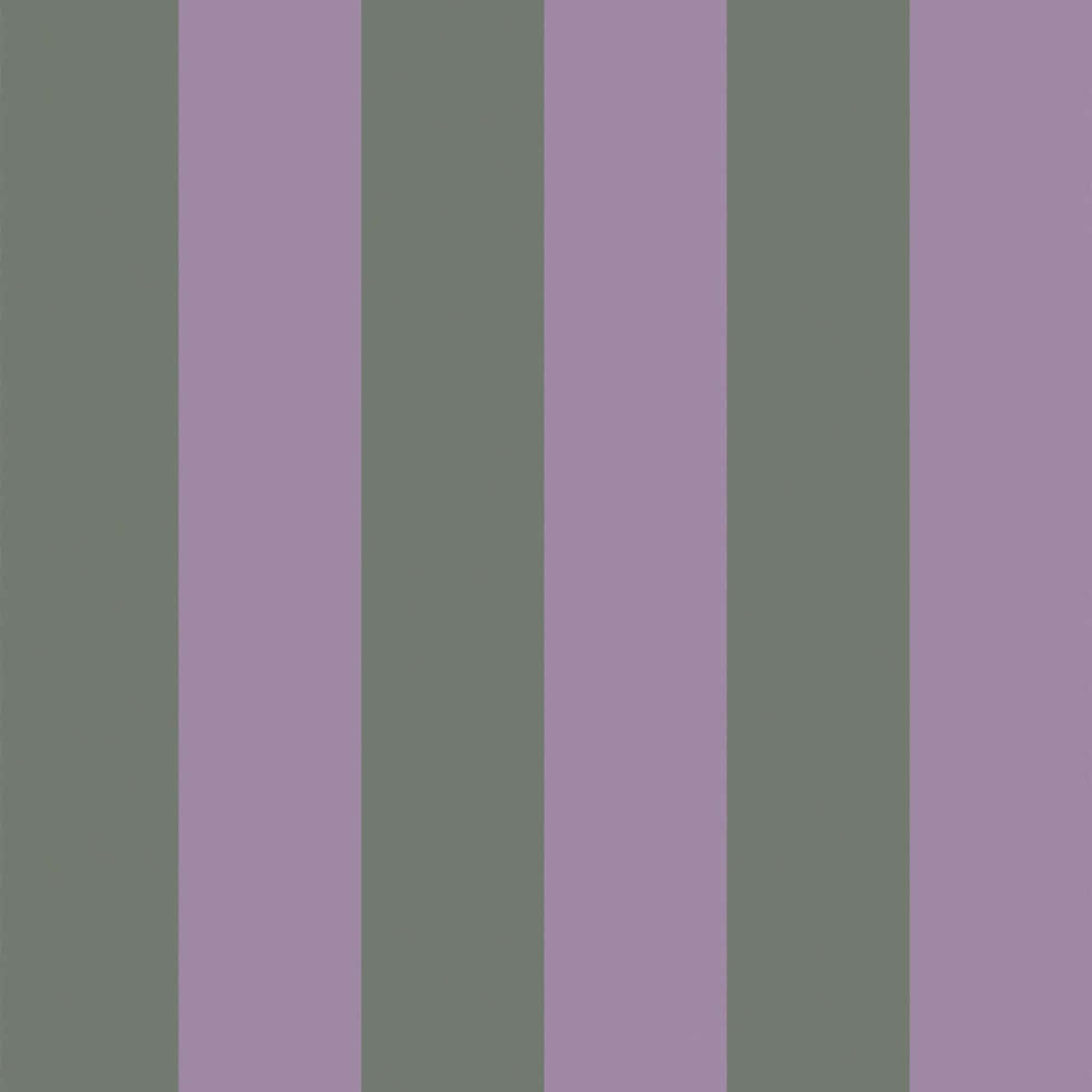 Lilac Color 桌布 壁紙 — 柔和薰衣草色和橄欖綠色的交替垂直條紋營造出平靜的幾何圖案。