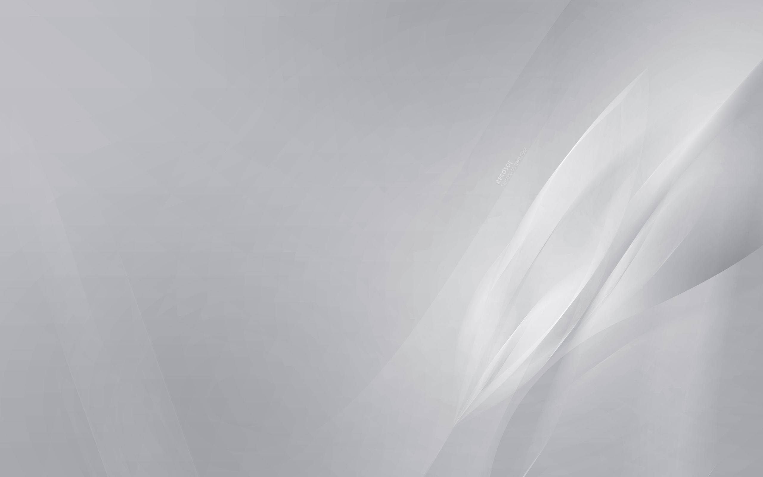 Light Gray 桌布 壁紙 — 柔軟流動的白色布料，帶有柔和的漸變和細微的高光，營造出寧靜簡約的抽象背景。