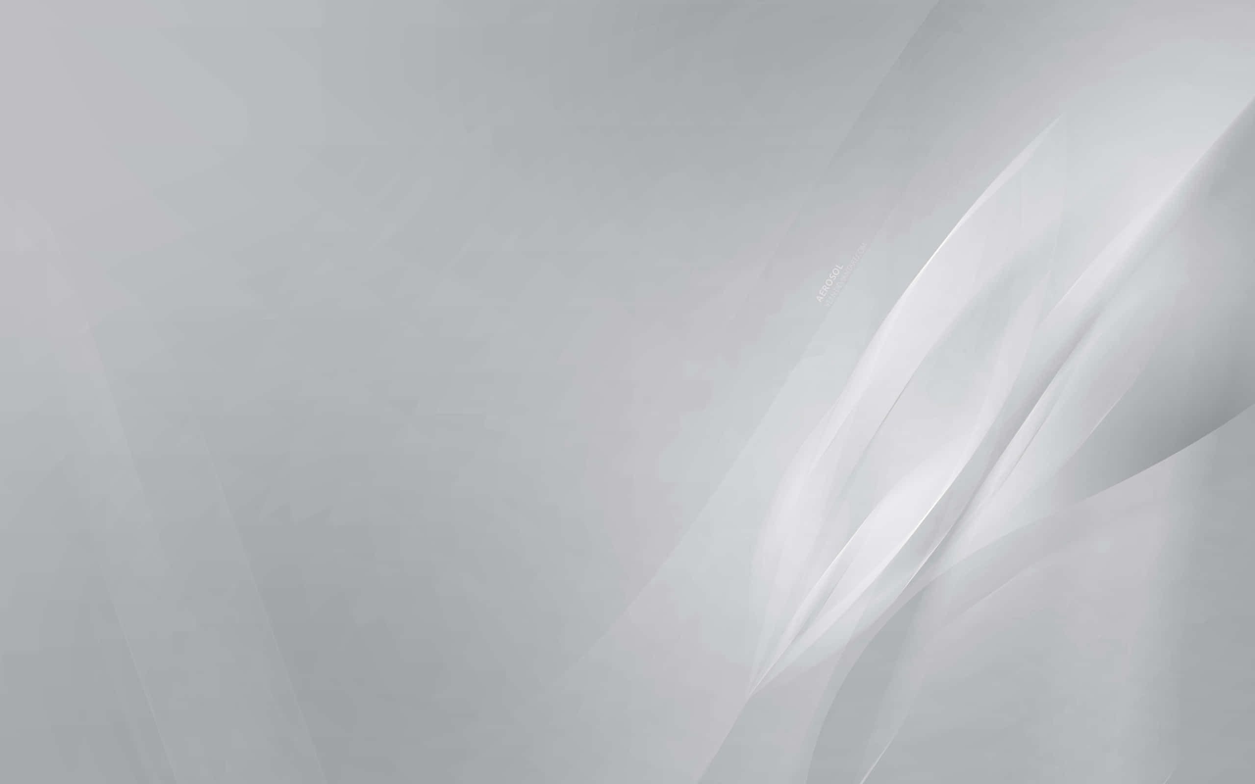 Gray Aesthetic 桌布 壁紙 — 柔軟流動的白色布料垂墜在極簡灰色背景上，帶有柔和的光線亮點。