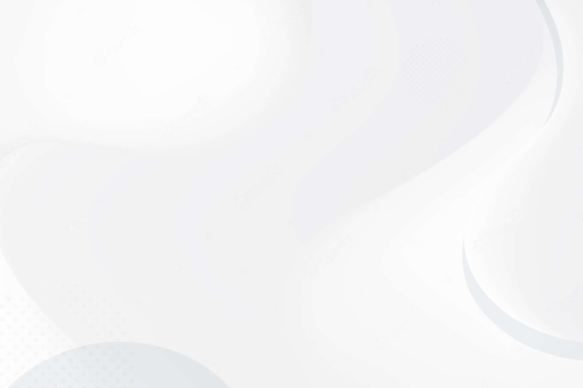 waves 桌布 壁紙 — 柔軟流動的白色抽象形狀，搭配微妙的灰色漸變和點狀紋理，營造出極簡寧靜的背景。
