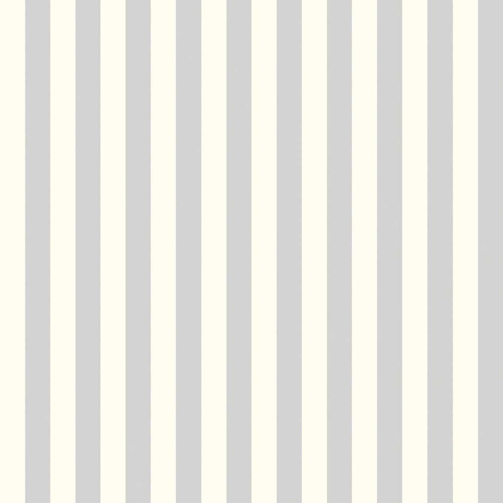 Pastel Striped 桌布 壁紙 — 柔軟灰色和奶白色的垂直條紋營造出平靜簡約的壁紙圖案。