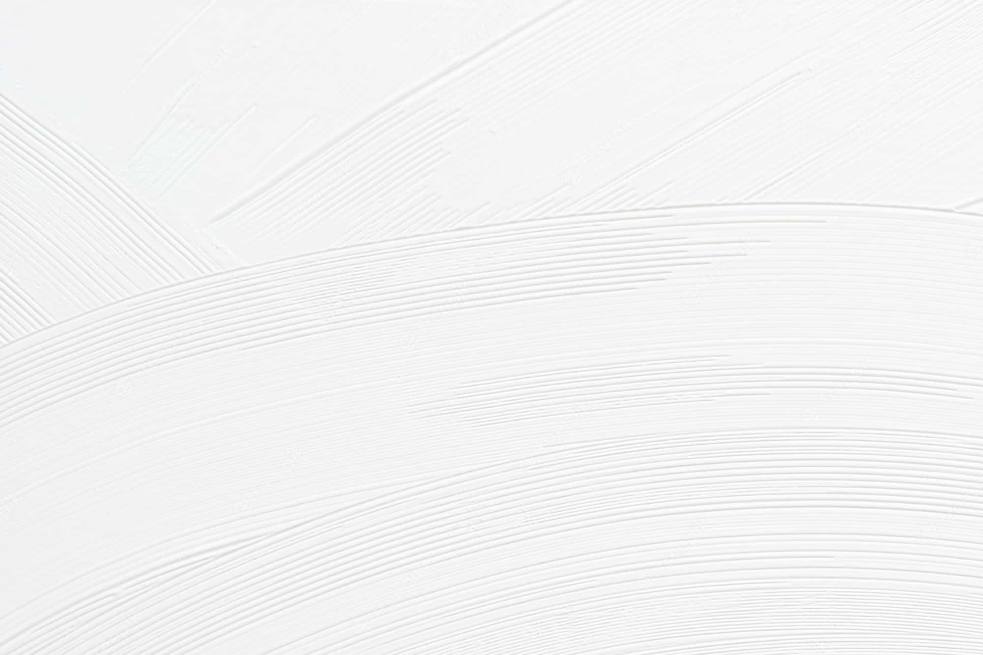 White Color 桌布 壁紙 — 柔軟白色紋理表面，帶有柔和彎曲的筆觸圖案，營造出極簡抽象背景。