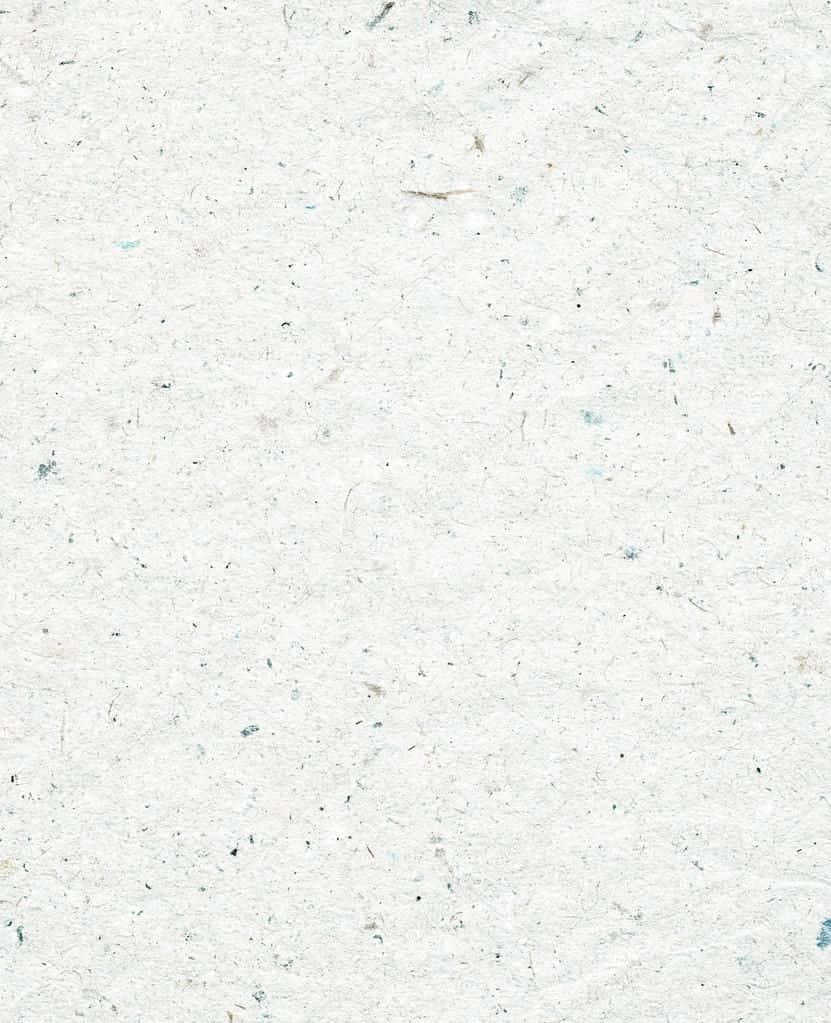 White Paper 桌布 壁紙 — 柔軟白色背景上帶有藍色和棕色斑點的紋理手工紙特寫。