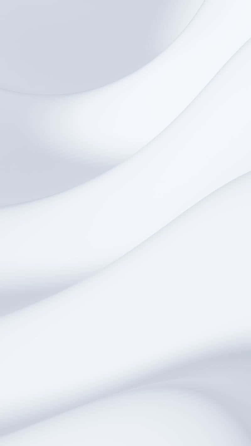 White Plain 桌布 壁紙 — 柔軟的白色布料褶皺在極簡抽象構圖中營造出柔和的曲線和微妙的陰影。