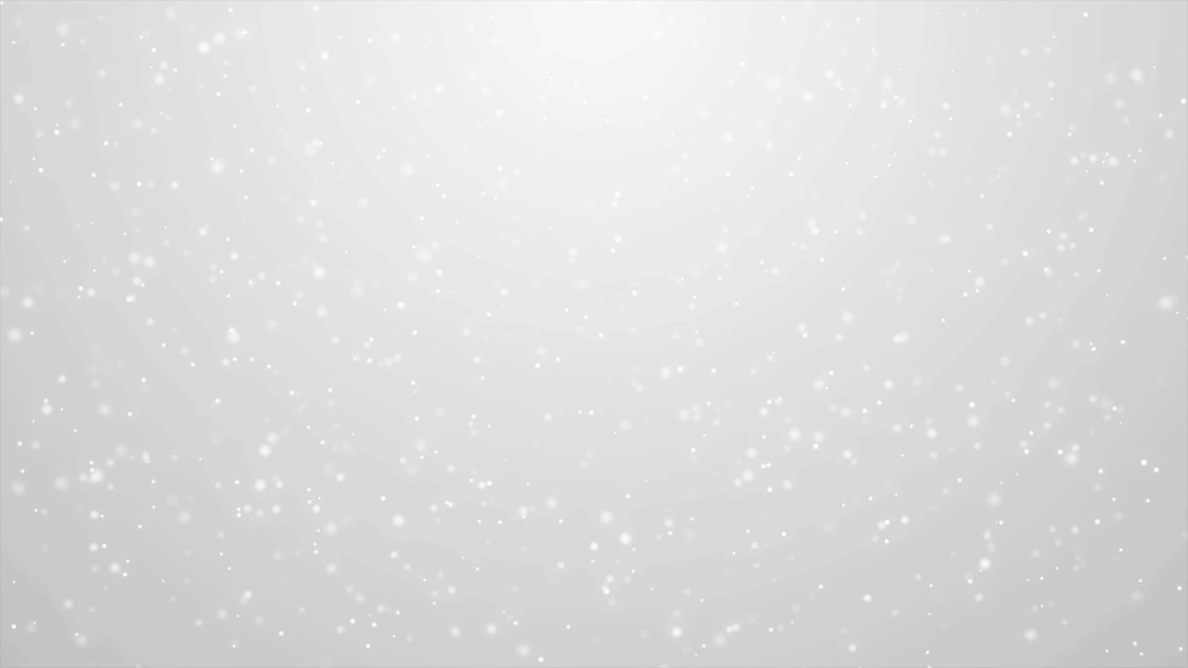 White Glitter 桌布 壁紙 — 柔軟的白色雪花輕輕飄過明亮的漸變天空，營造出寧靜的冬季氛圍。
