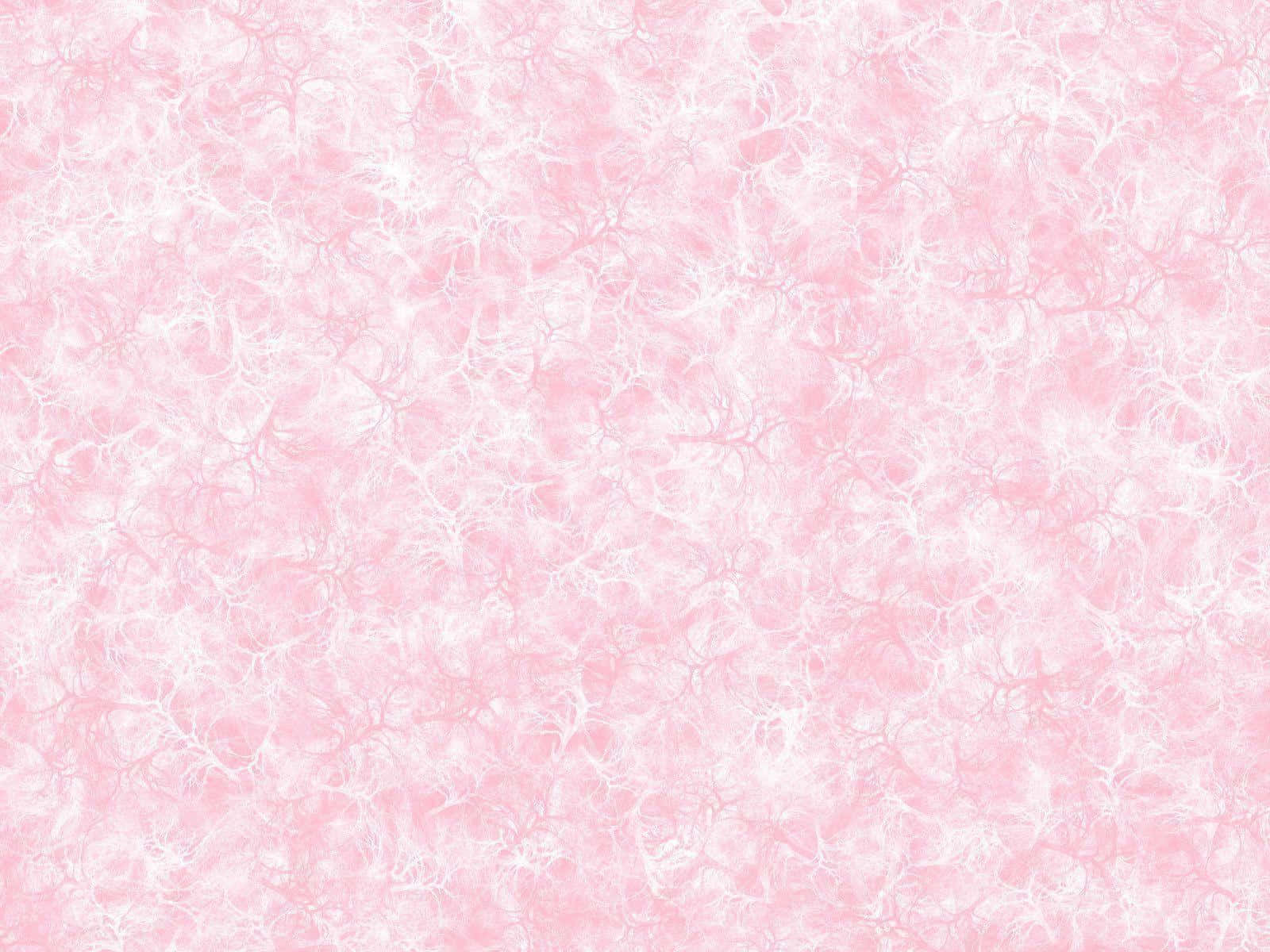 Soft Pink 桌布 壁紙 — 柔軟的粉紅色壁紙，帶有精緻的白色脈絡狀圖案，營造出溫和的紋理背景。