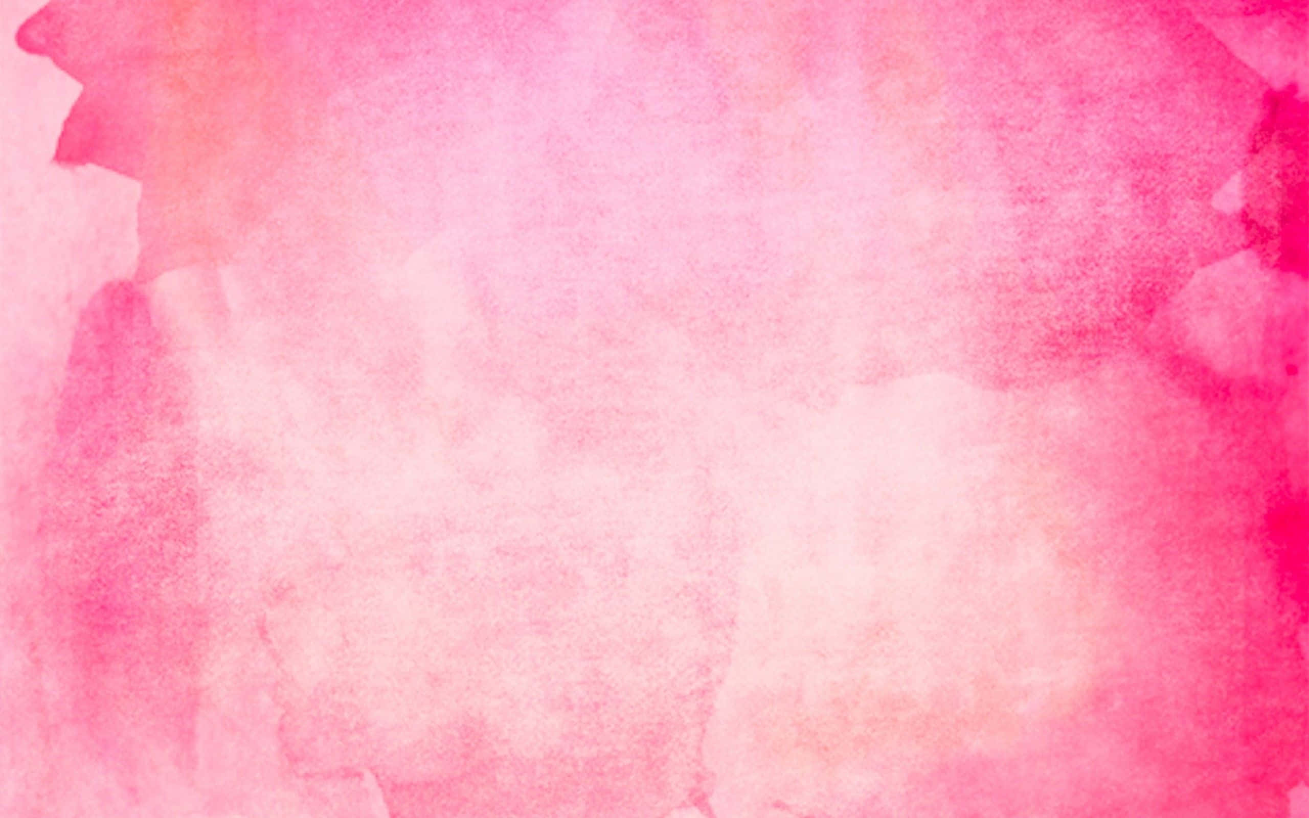 Pink Watercolor 桌布 壁紙 — 柔軟的粉紅色水彩洗滌，帶有紋理漸變和細微的白色高光，在紋理表面上。