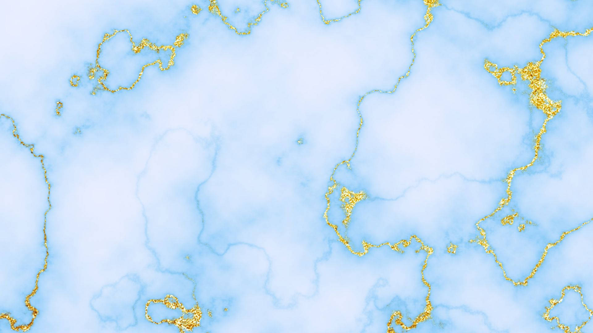 Blue Marble 桌布 壁紙 — 柔軟的藍色大理石紋理，閃爍的金色紋路如液體優雅般流過表面。